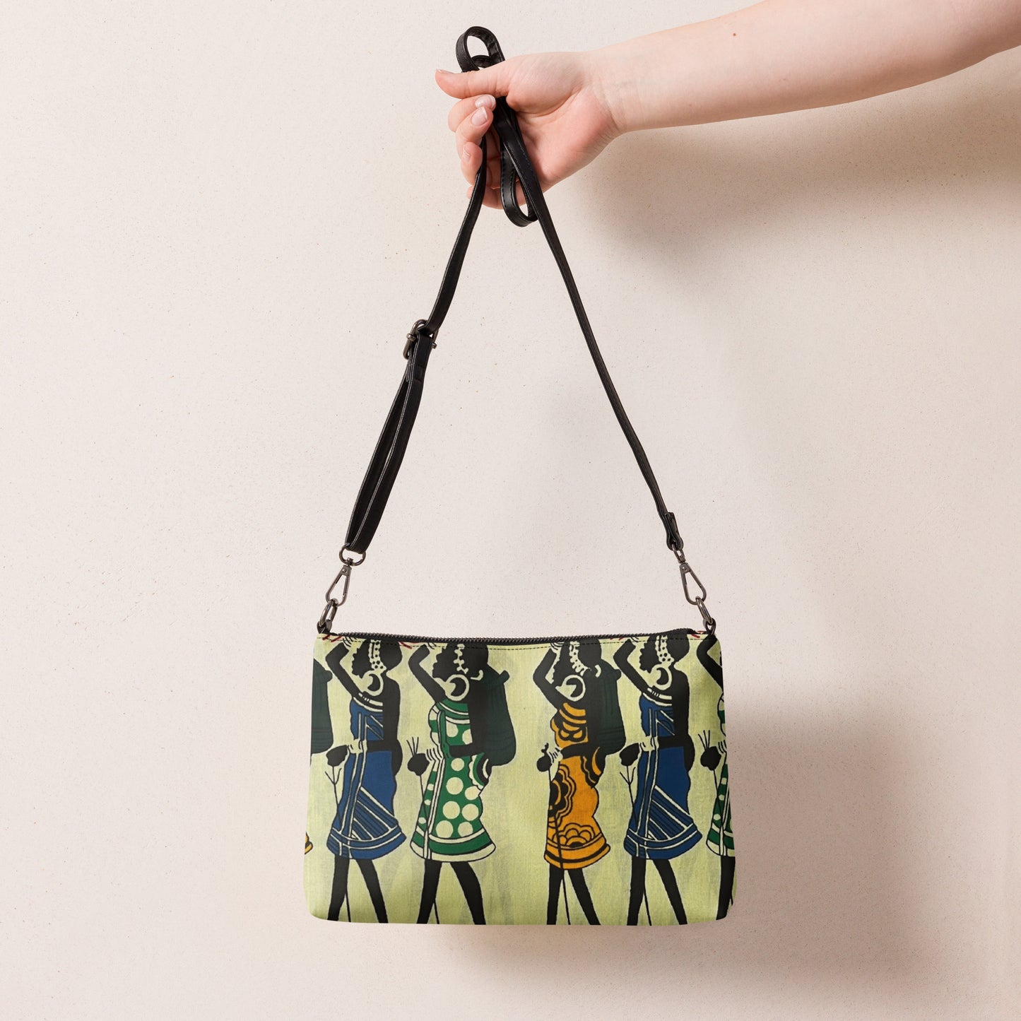 Women Art Ankara Crossbody Bag