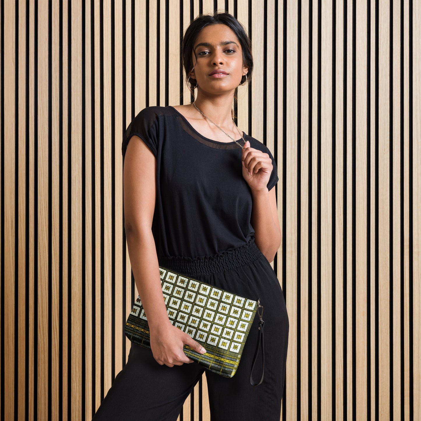 Yellow Ethnic Ankara Crossbody Bag