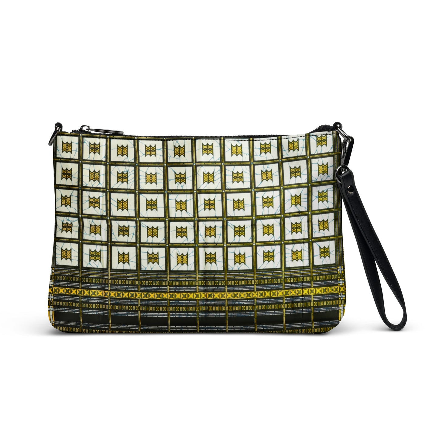 Yellow Ethnic Ankara Crossbody Bag