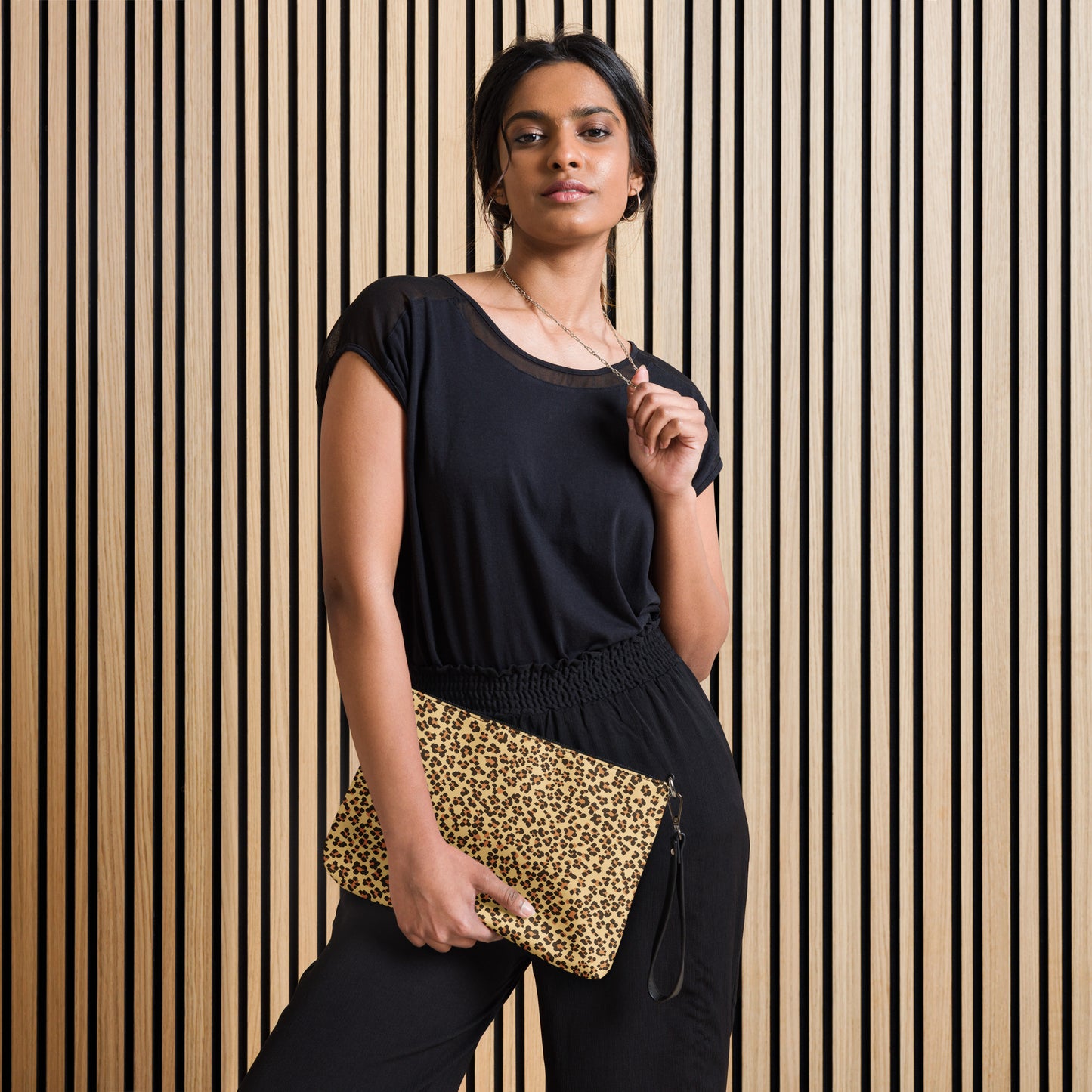 Brown Leopard Crossbody Bag