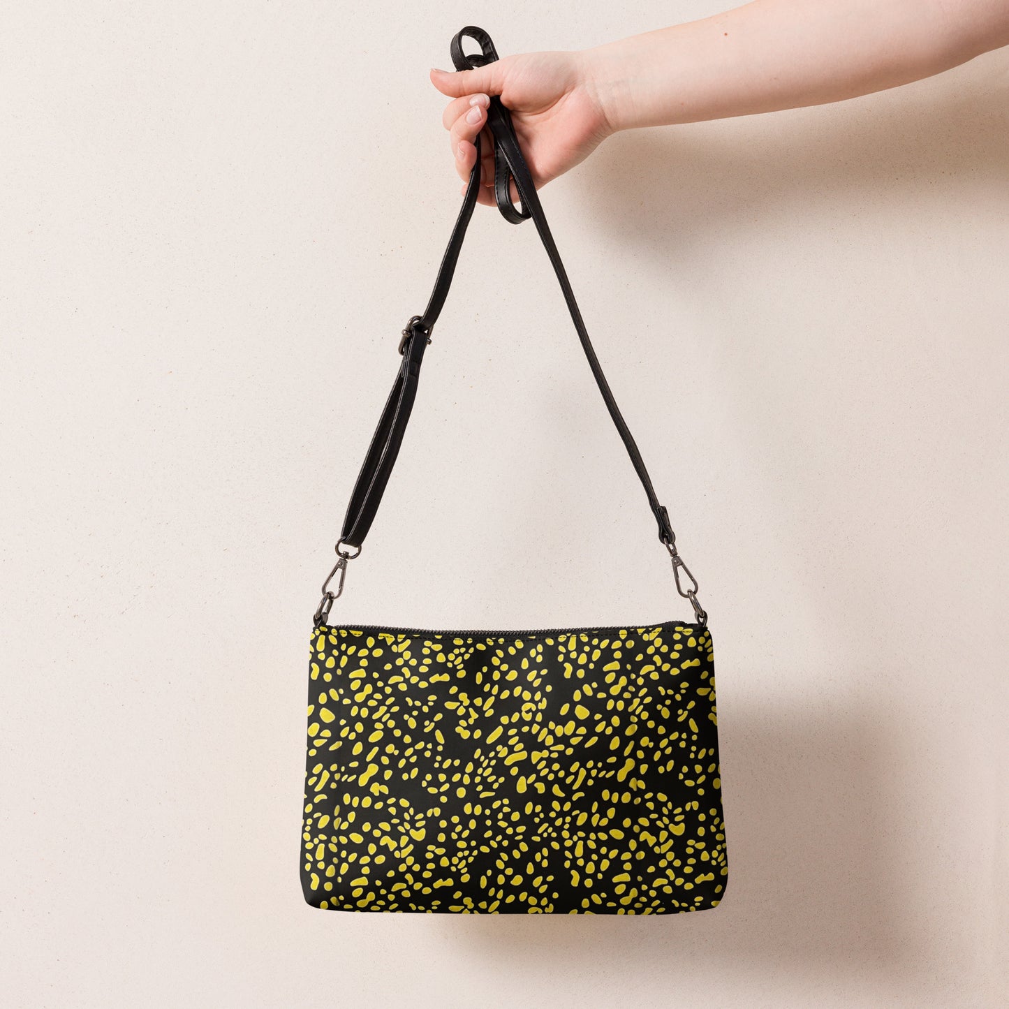 Yellow Dots Crossbody Bag