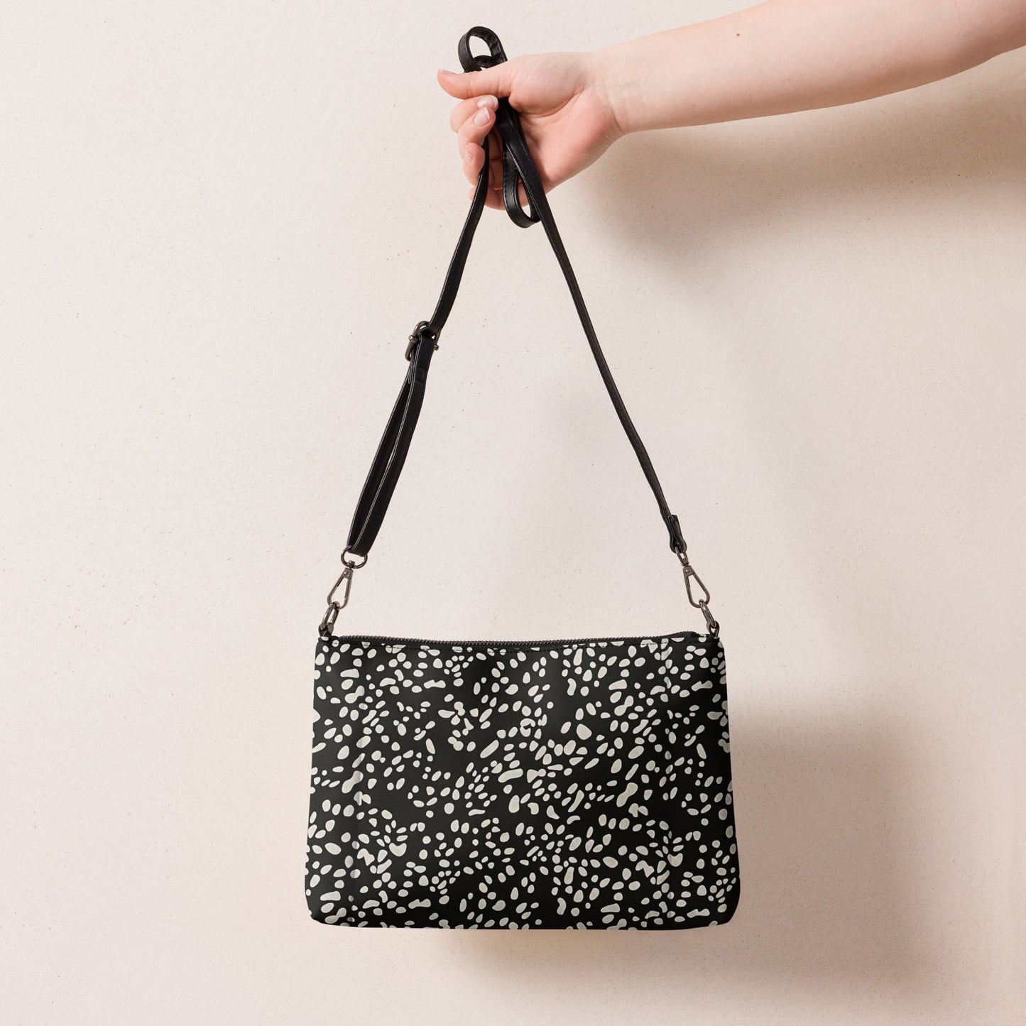 White Dots Crossbody Bag