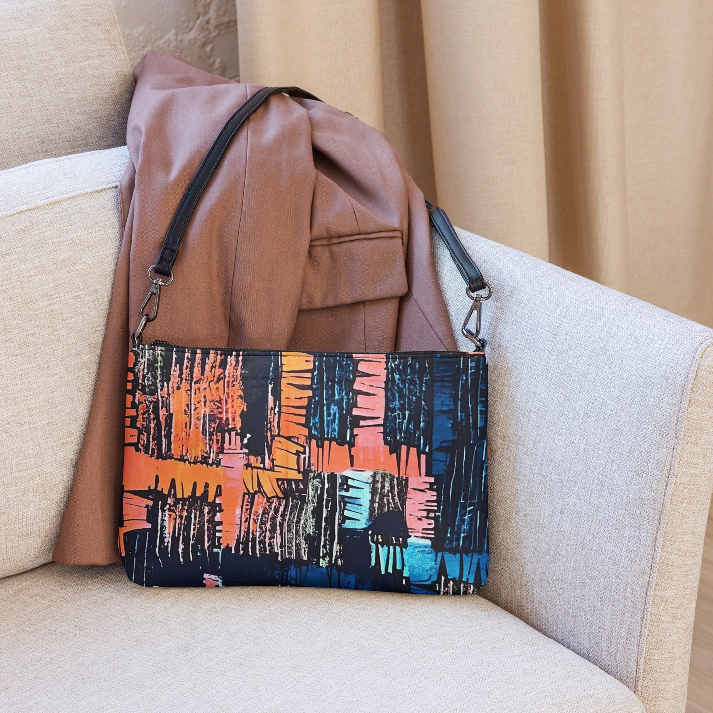 Colourful Adire Crossbody Bag