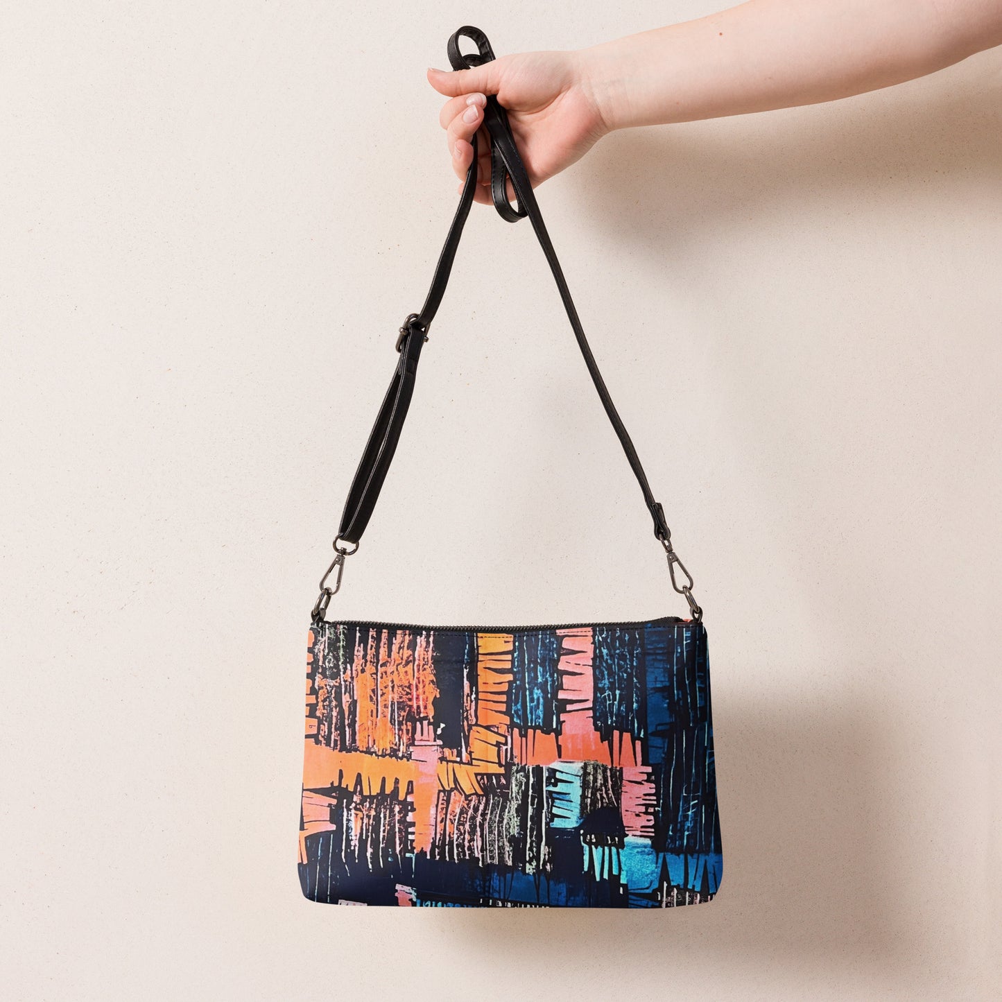 Colourful Adire Crossbody Bag