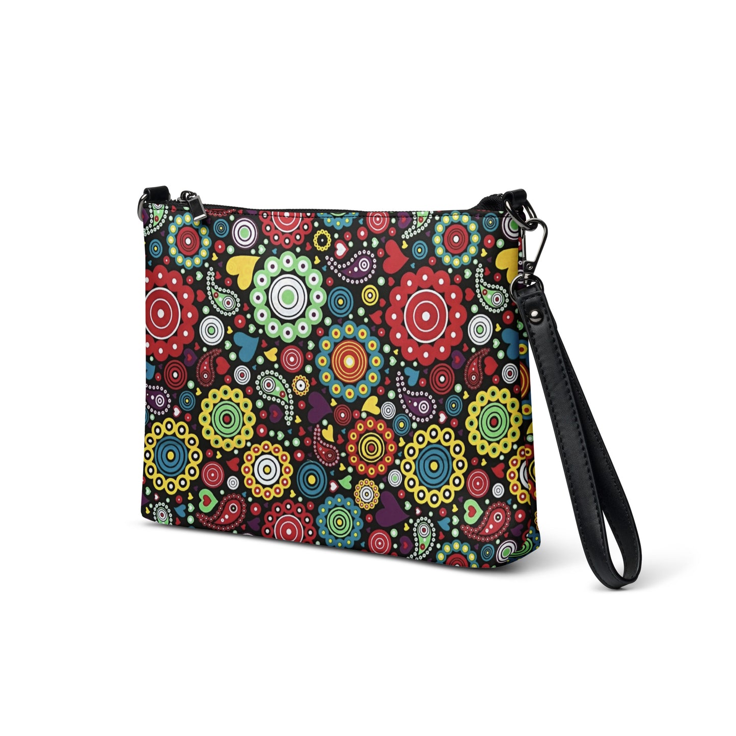 Colourful Mandala African Print Crossbody Bag