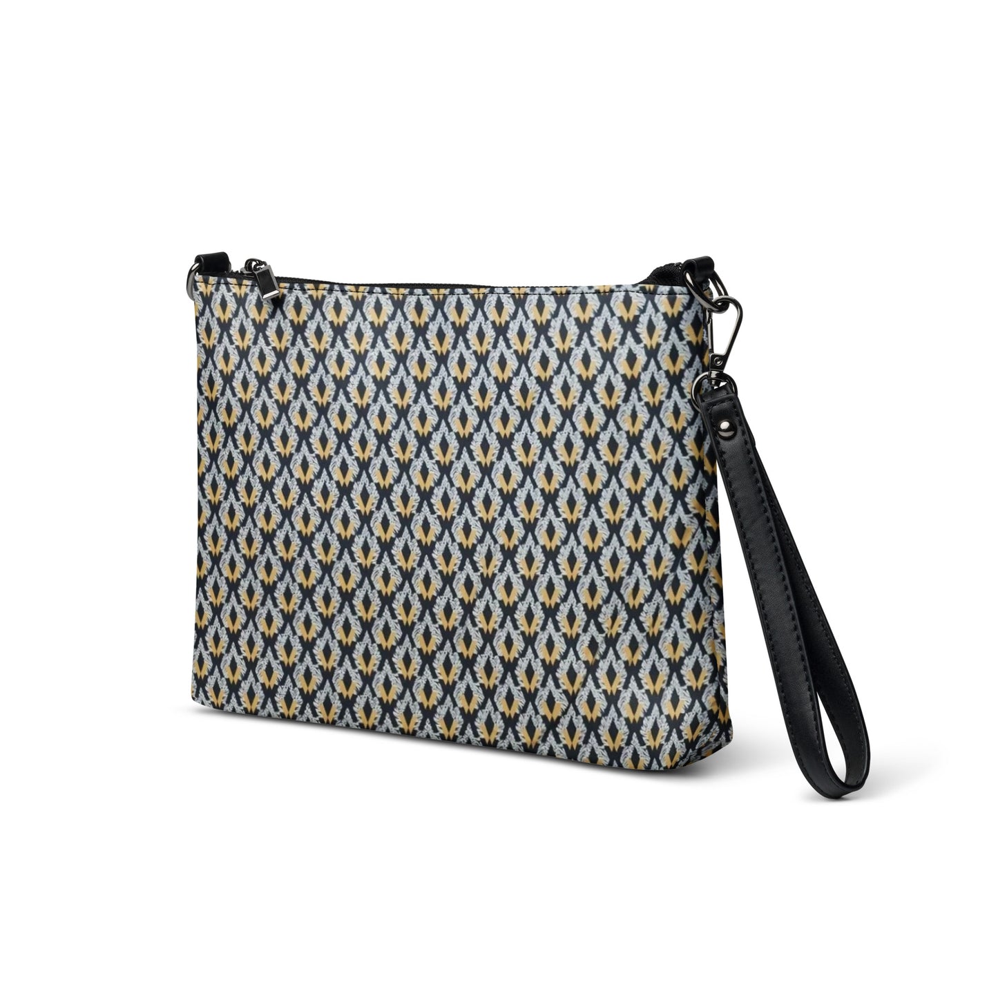 Abstract Shapes Ankara Crossbody Bag