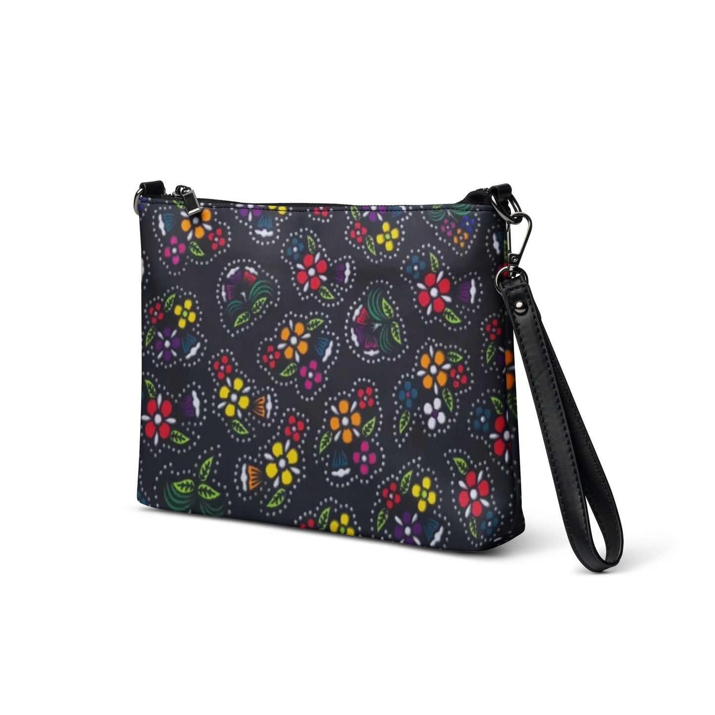 Multicolour Dark Ankara Crossbody Bag