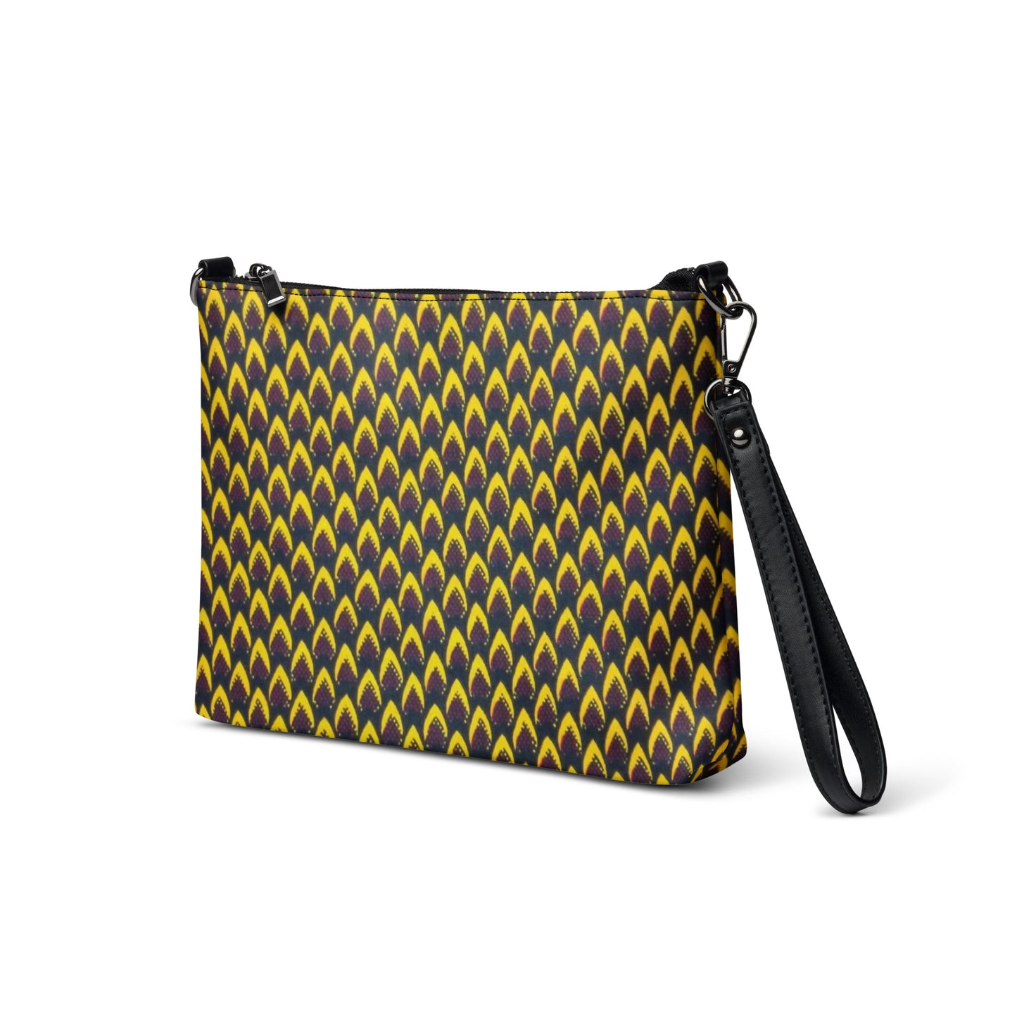 Yellow Flame Ankara Crossbody Bag