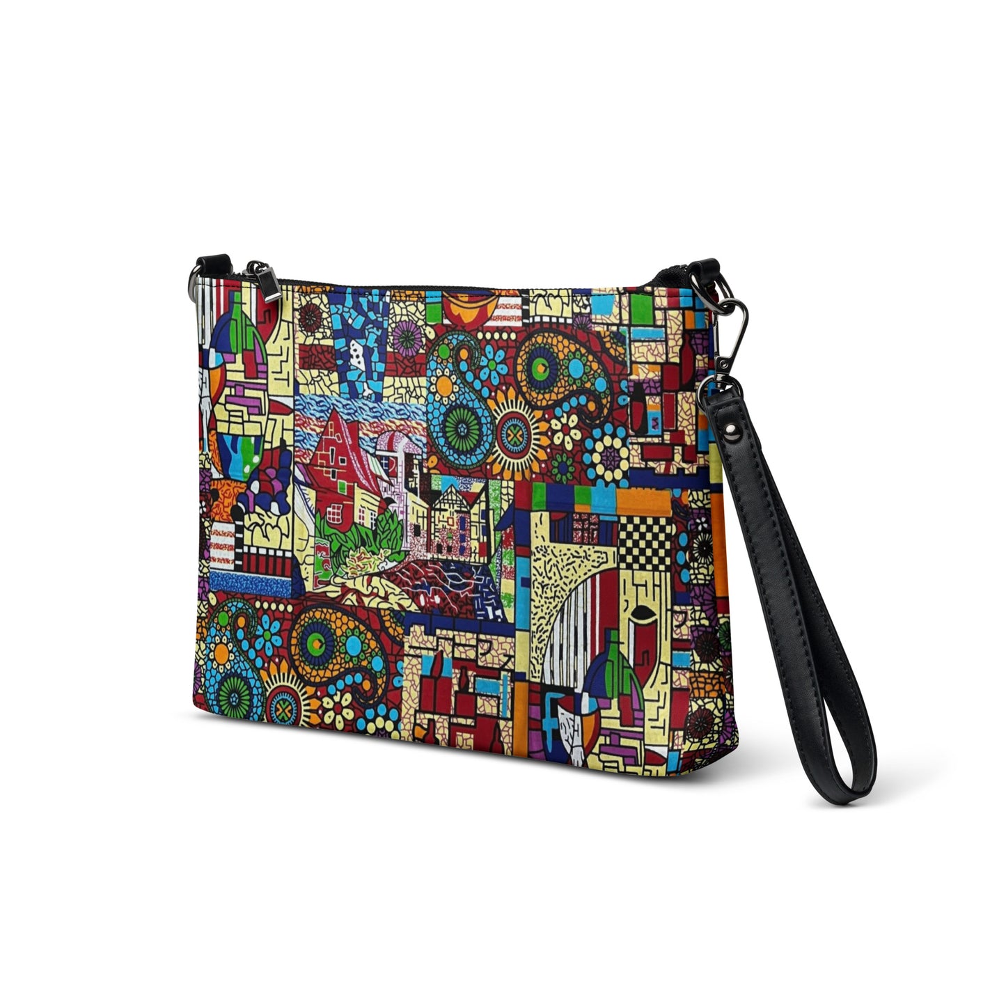 Colourful Art Ankara Crossbody Bag