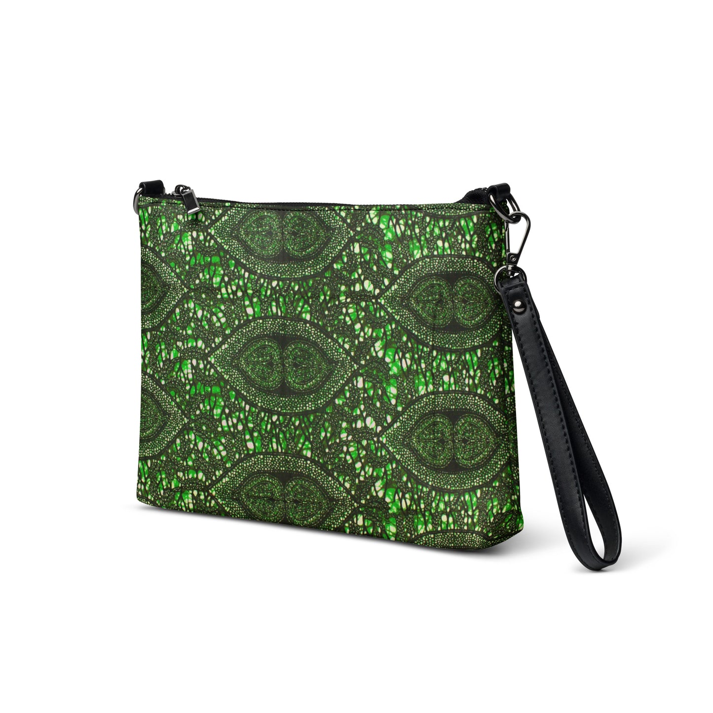 Green Peas Ankara Crossbody Bag