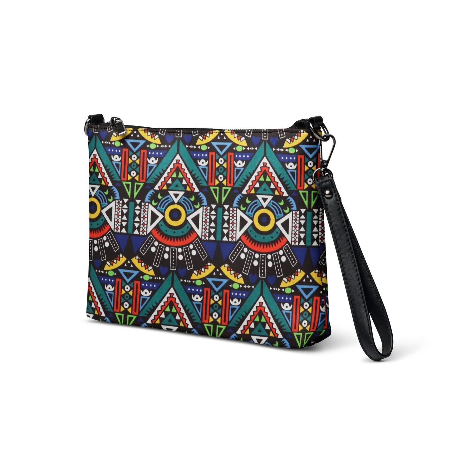 Multicolour Bogolan Ankara Crossbody Bag