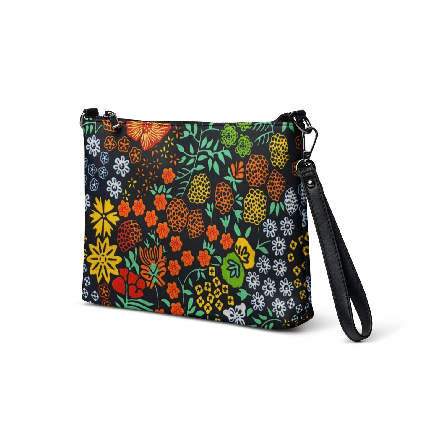 Multicolour Floral Ankara Crossbody Bag