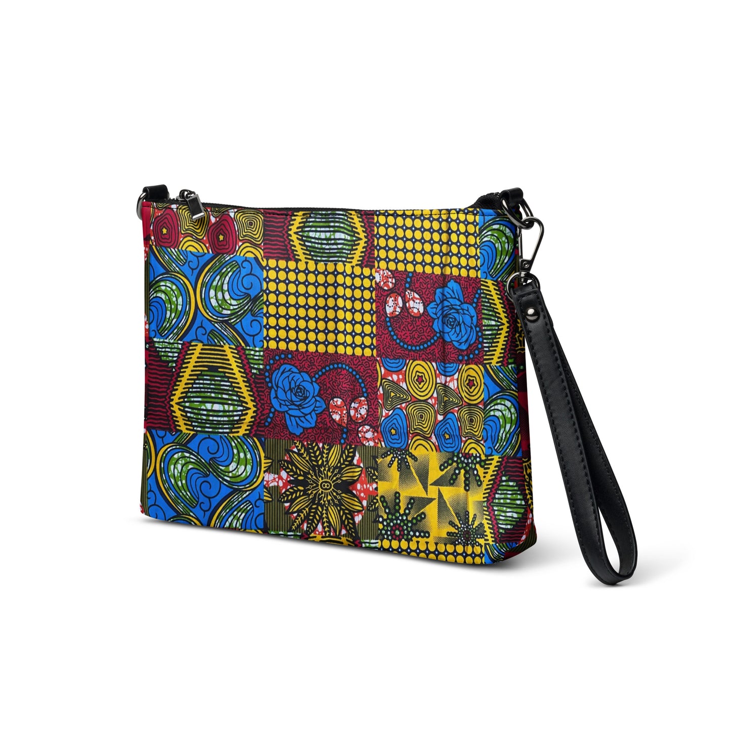 Patchwork Ankara Crossbody Bag