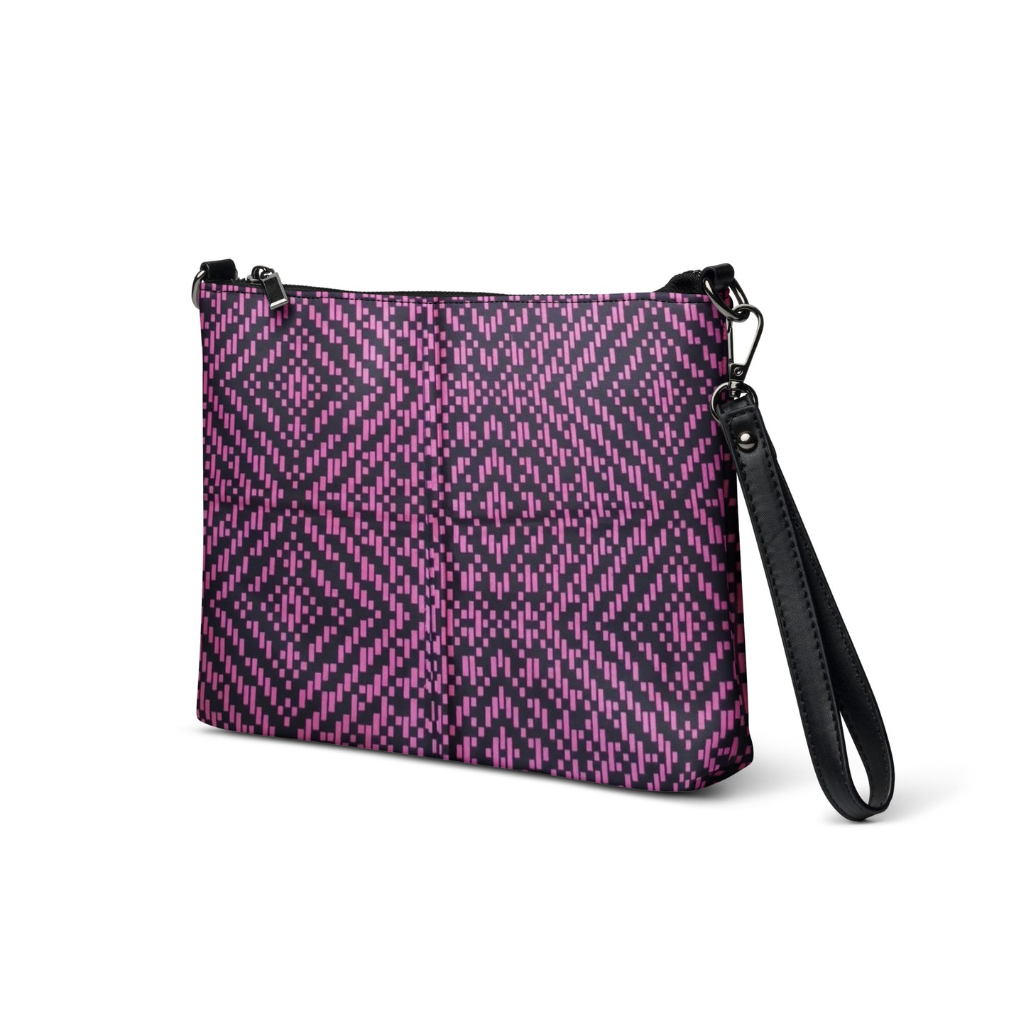 Pink Aztec Ankara Crossbody Bag