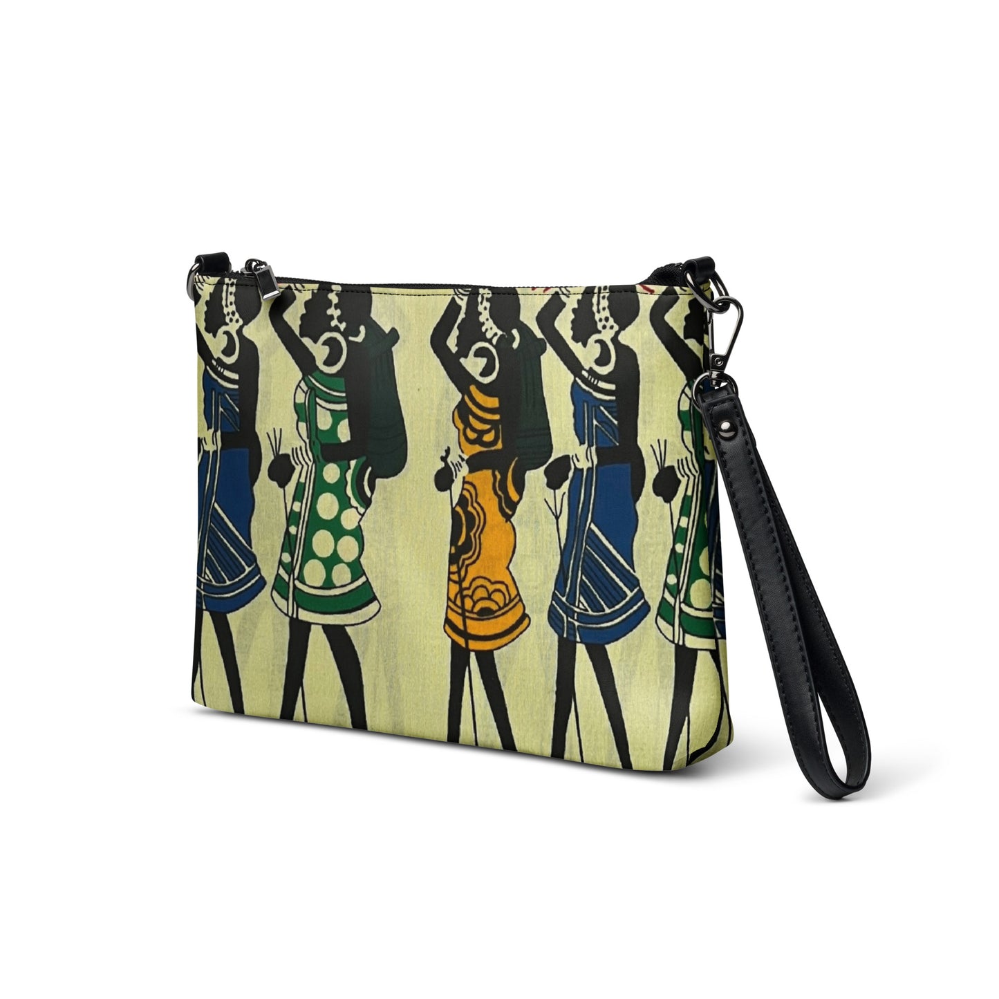 Women Art Ankara Crossbody Bag