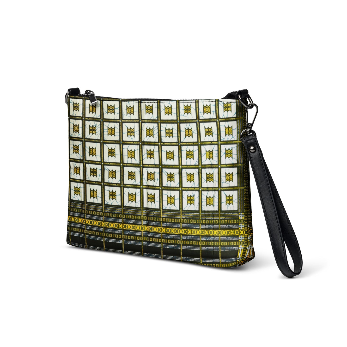 Yellow Ethnic Ankara Crossbody Bag