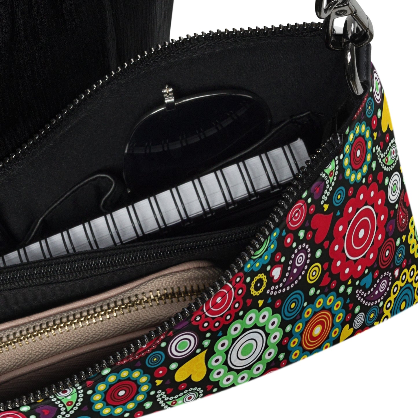 Multicolour Bloom Ankara Crossbody Bag