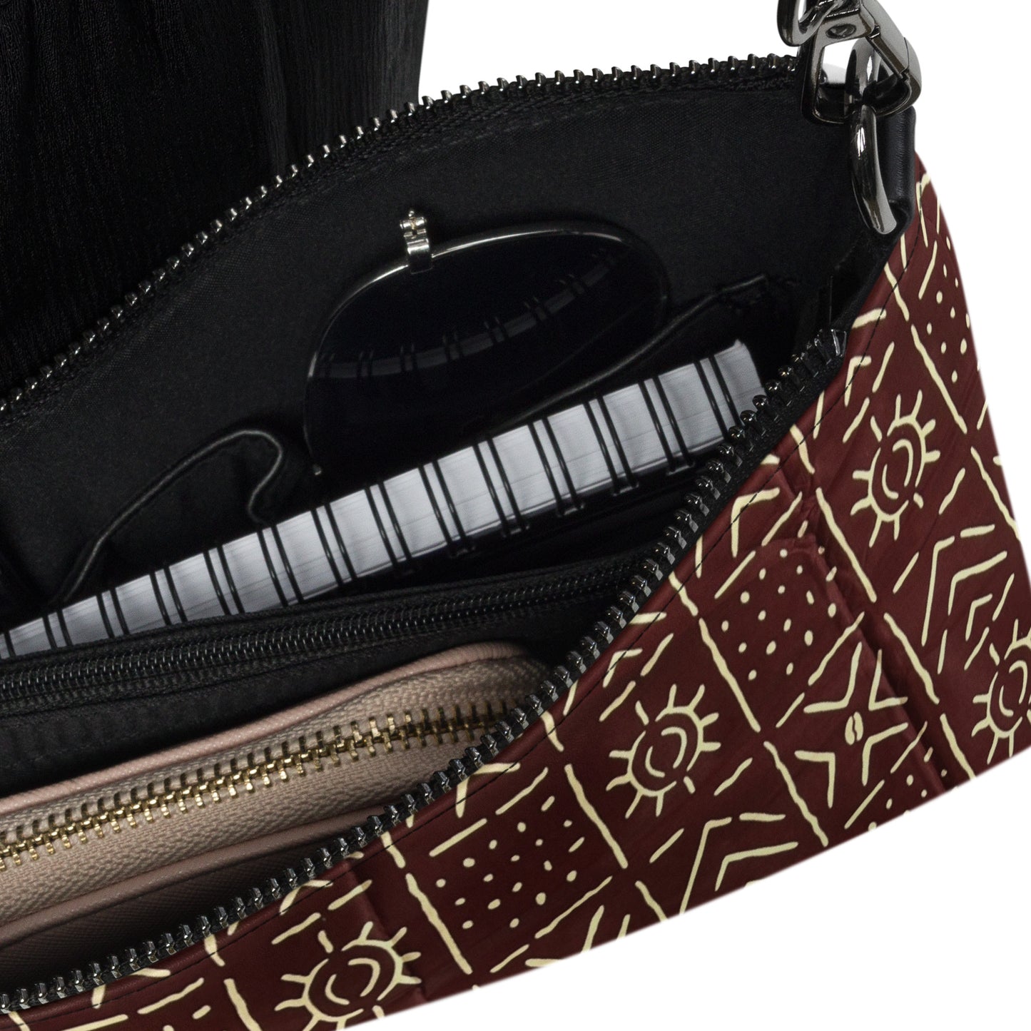 Brown Bogolanfini Crossbody Bag