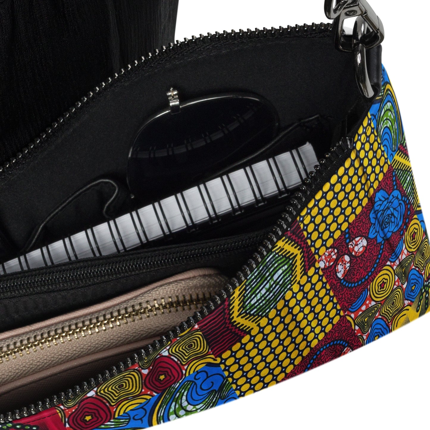 Patchwork Ankara Crossbody Bag