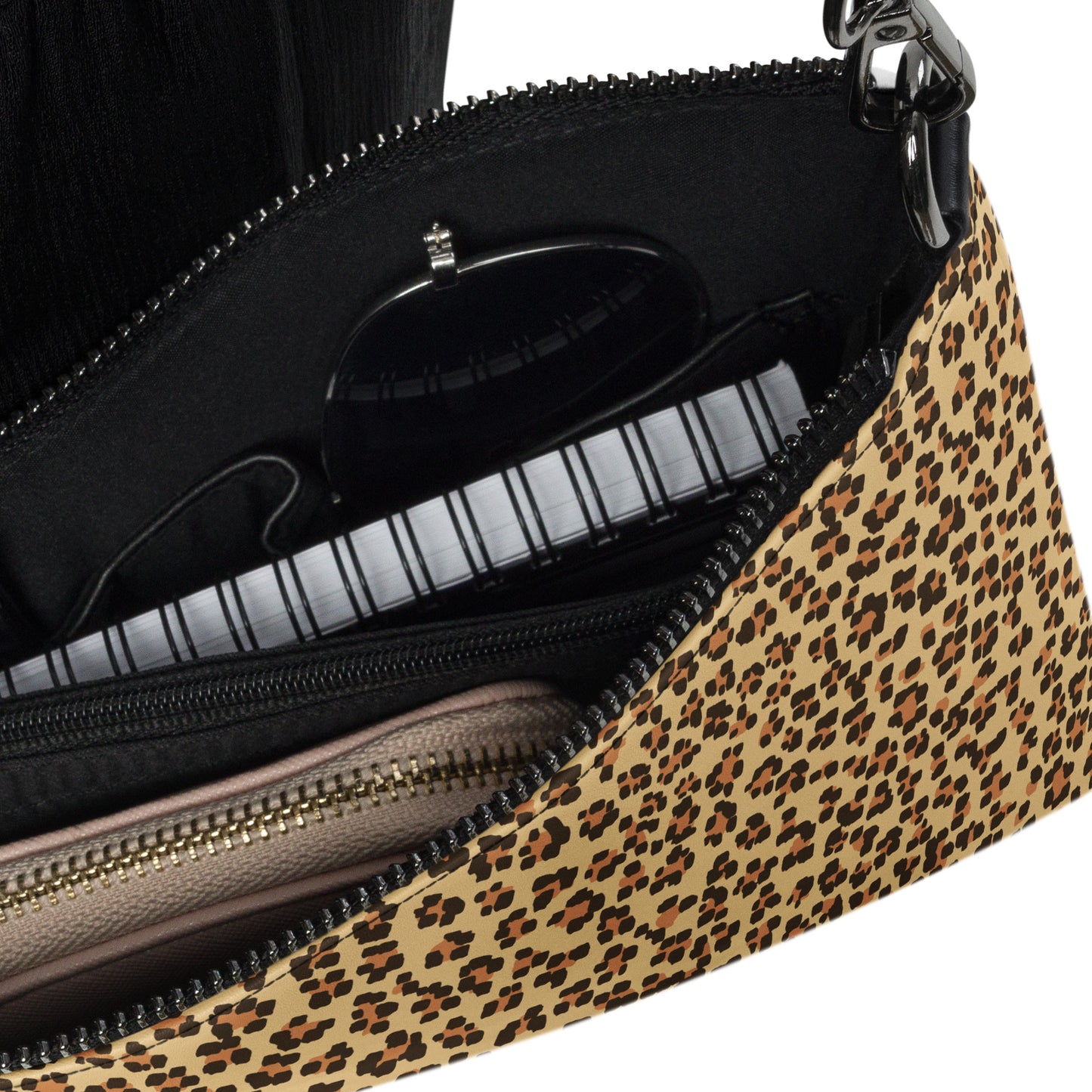 Brown Leopard Crossbody Bag