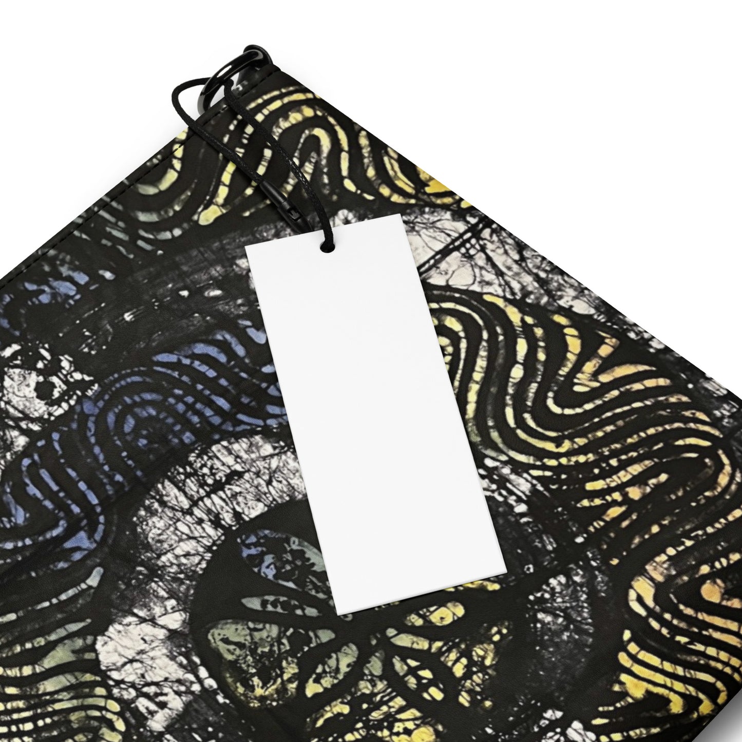 Circles And Swirls Indigo Adire Crossbody Bag