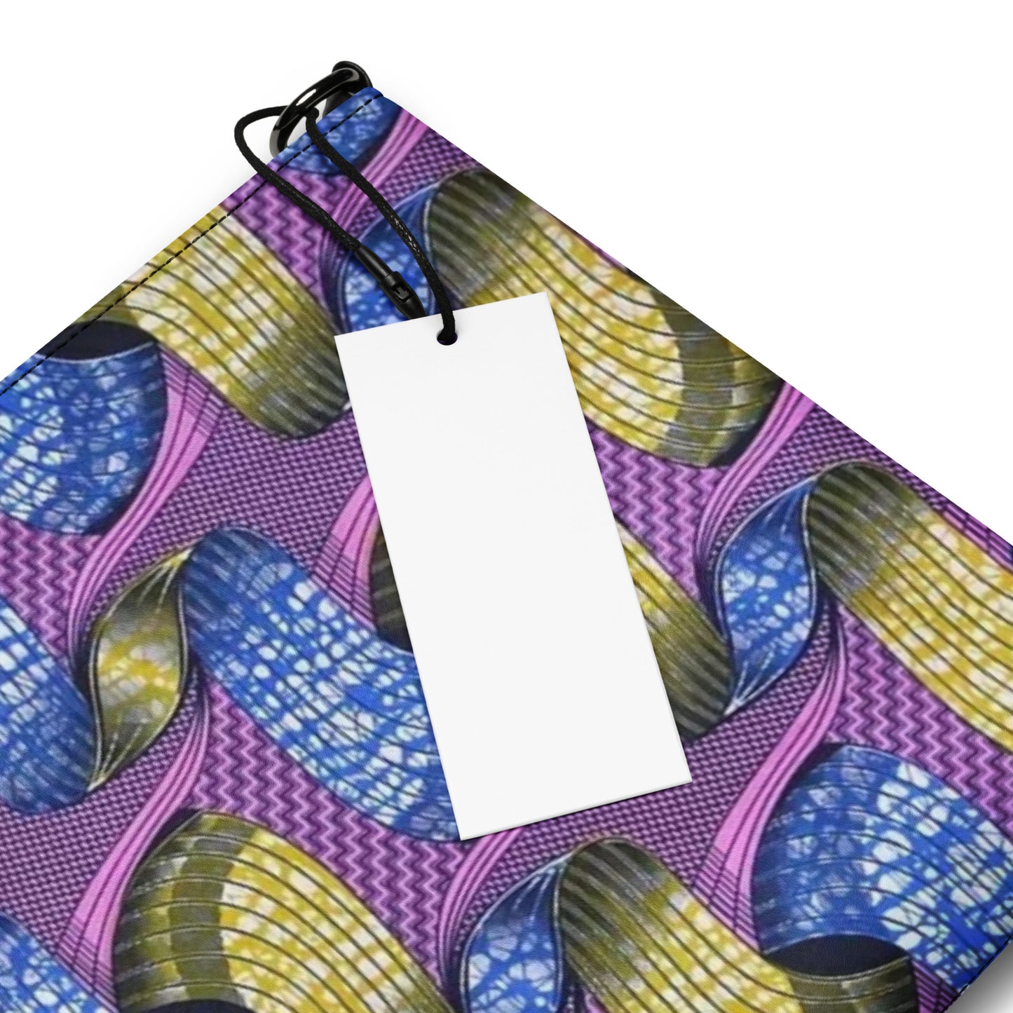 Blue Green Pink Ankara Crossbody Bag