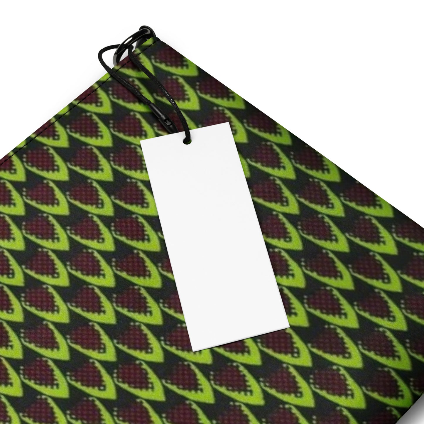 Green Flame Ankara Crossbody Bag