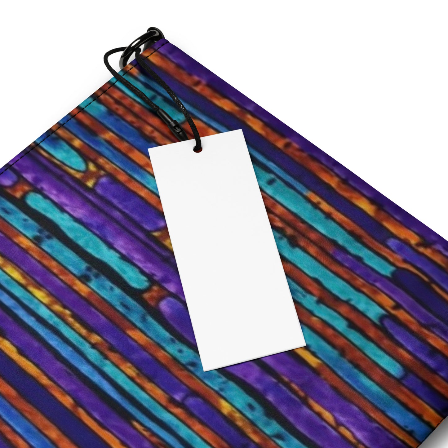 Purple Blue Orange Ankara Crossbody Bag