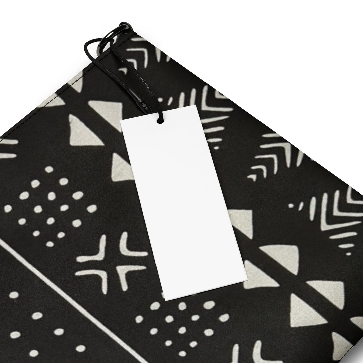 Black & White African Print Ankara Crossbody Bag