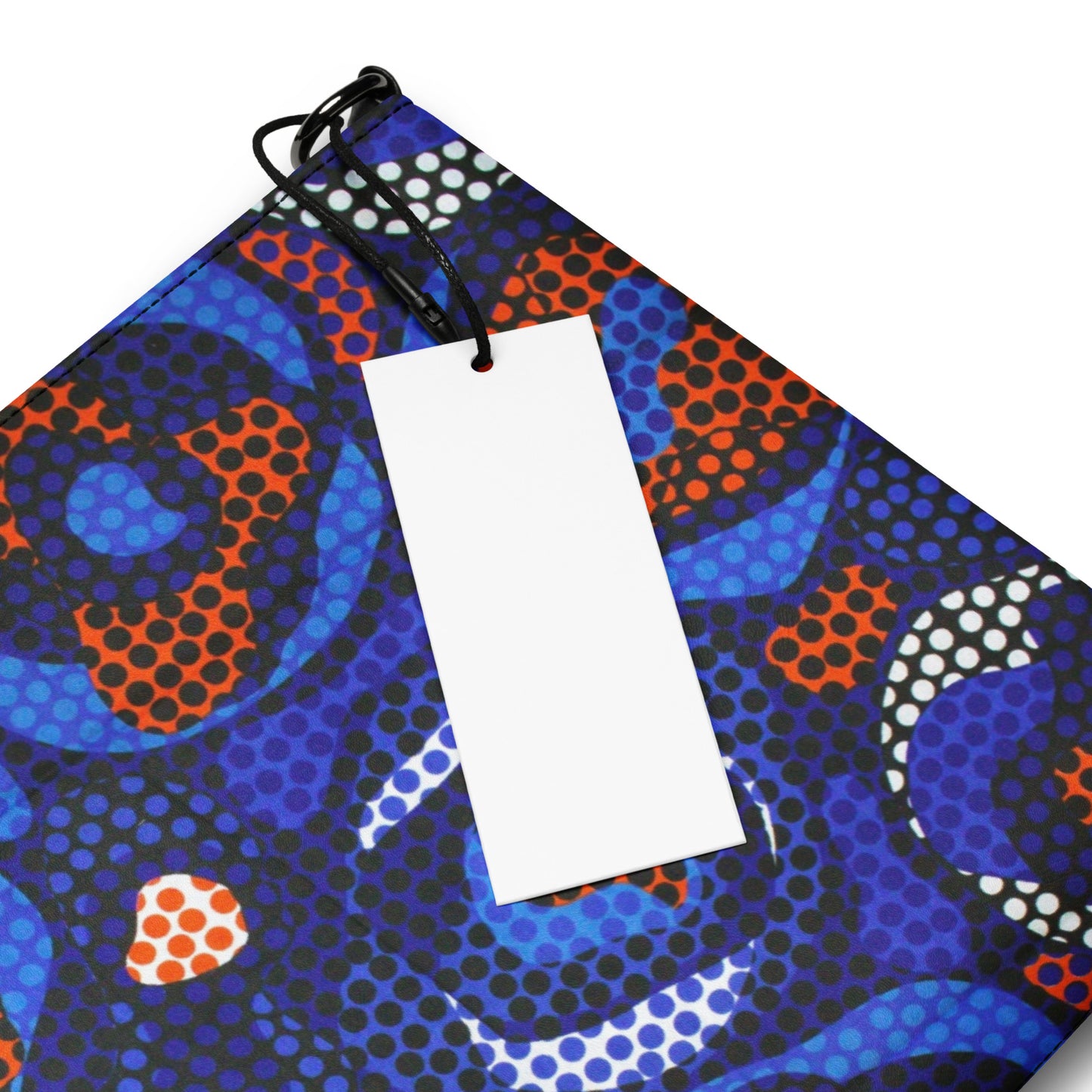 Blue & Orange Abstract Ankara Crossbody Bag