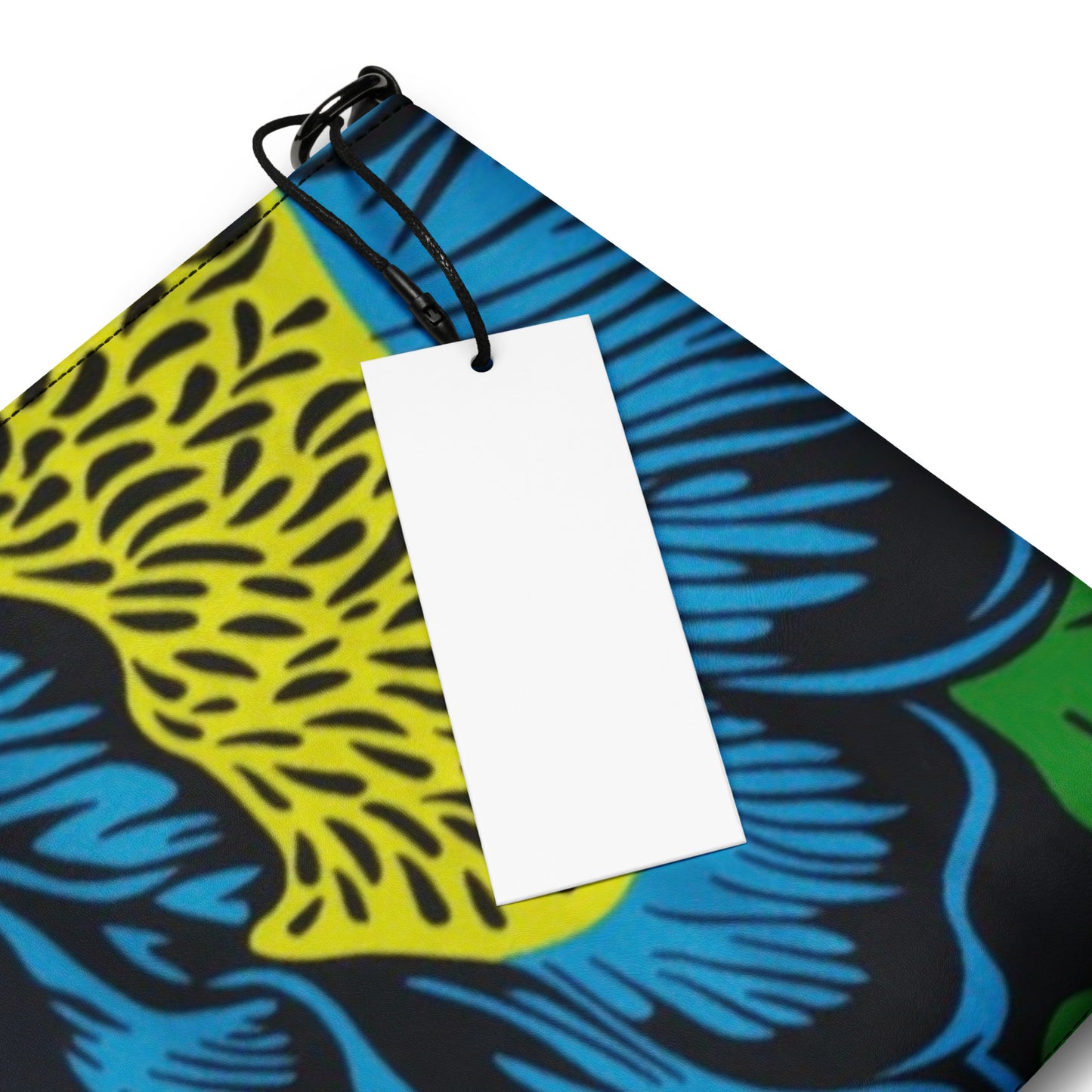 Bright Floral Ankara Crossbody Bag