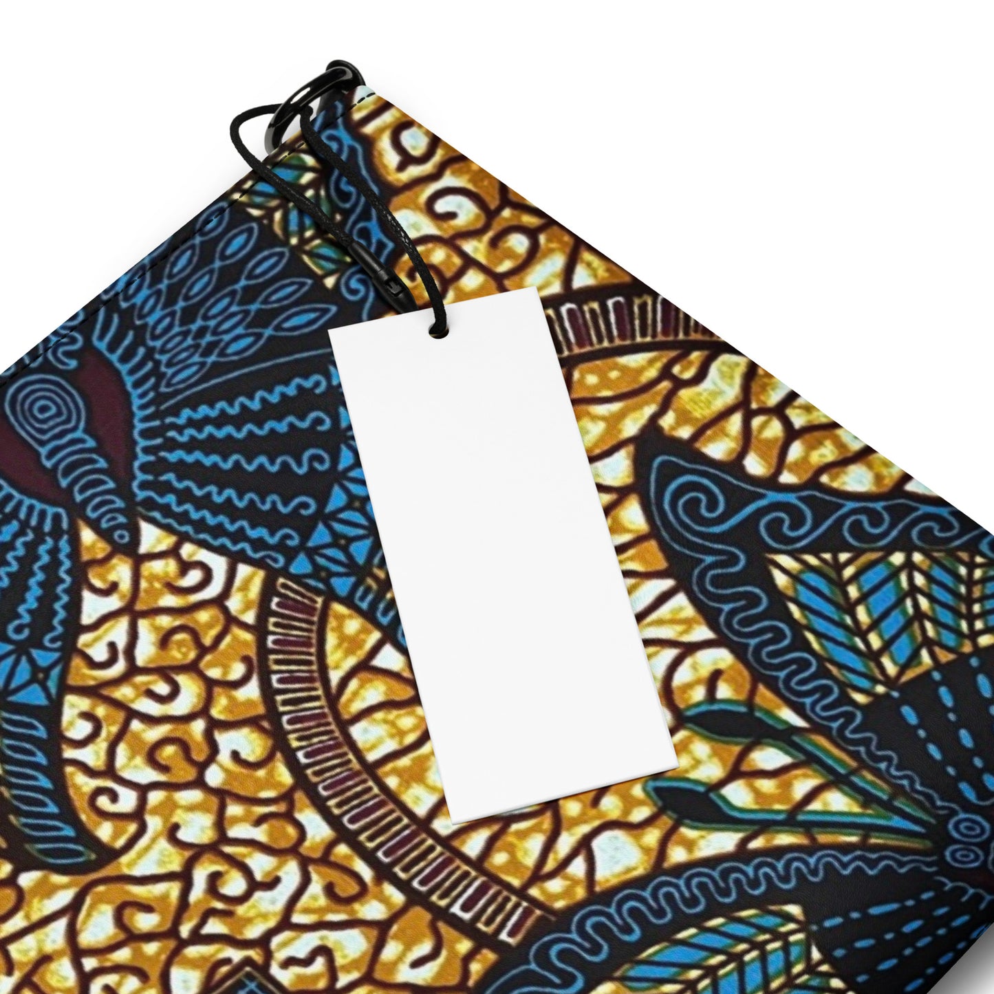 Butterfly Brown Ankara Crossbody Bag