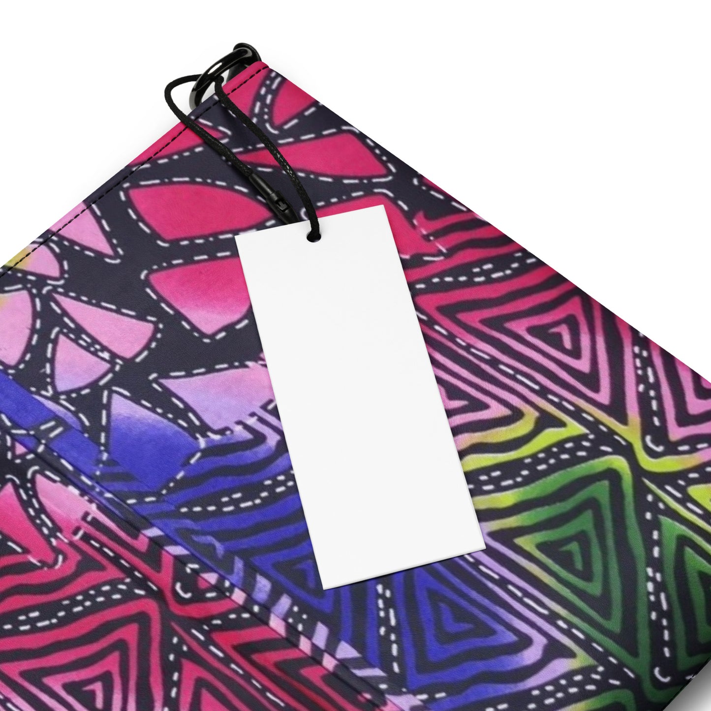 Colourful Shapes Ankara Crossbody Bag