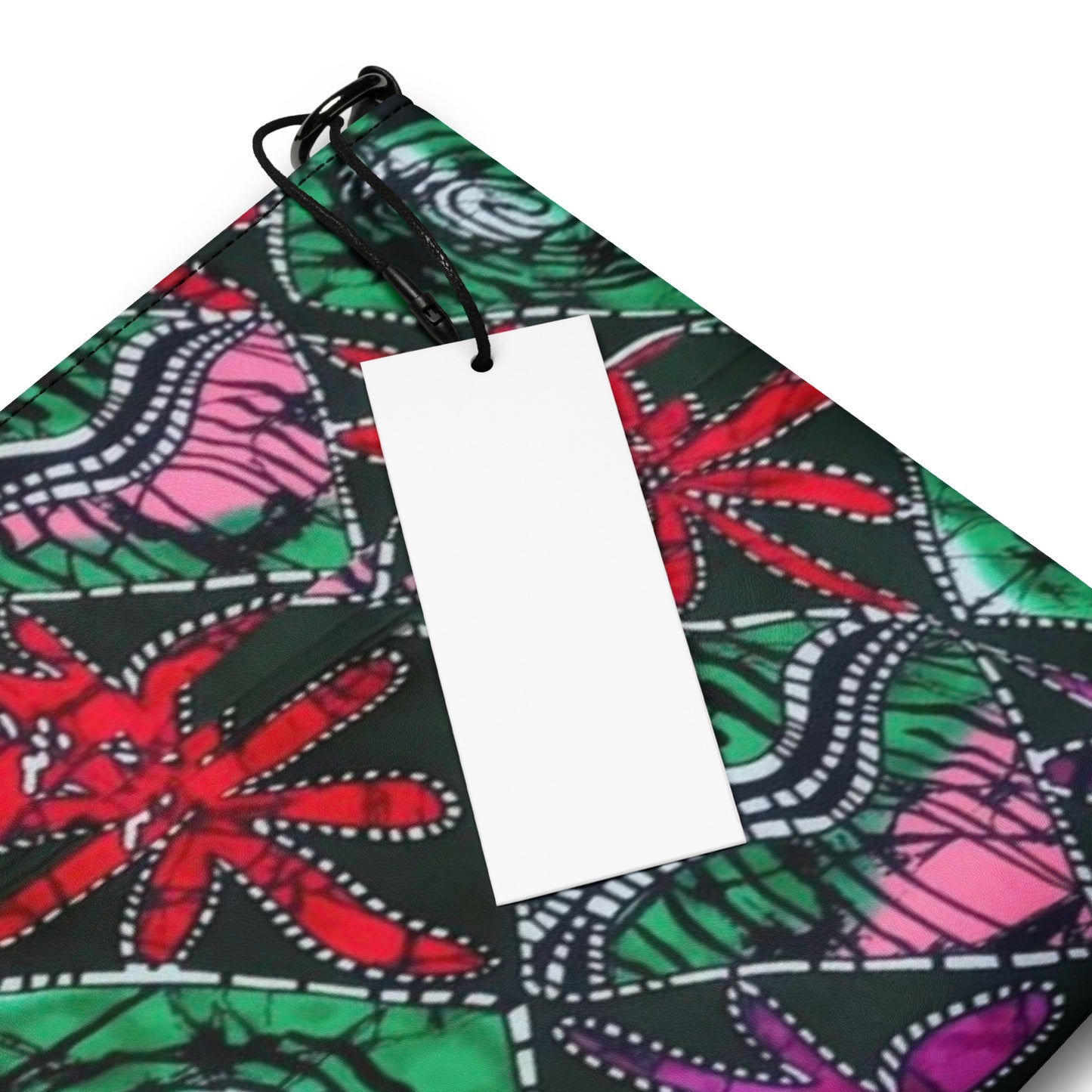 Green Red Purple Ankara Crossbody Bag