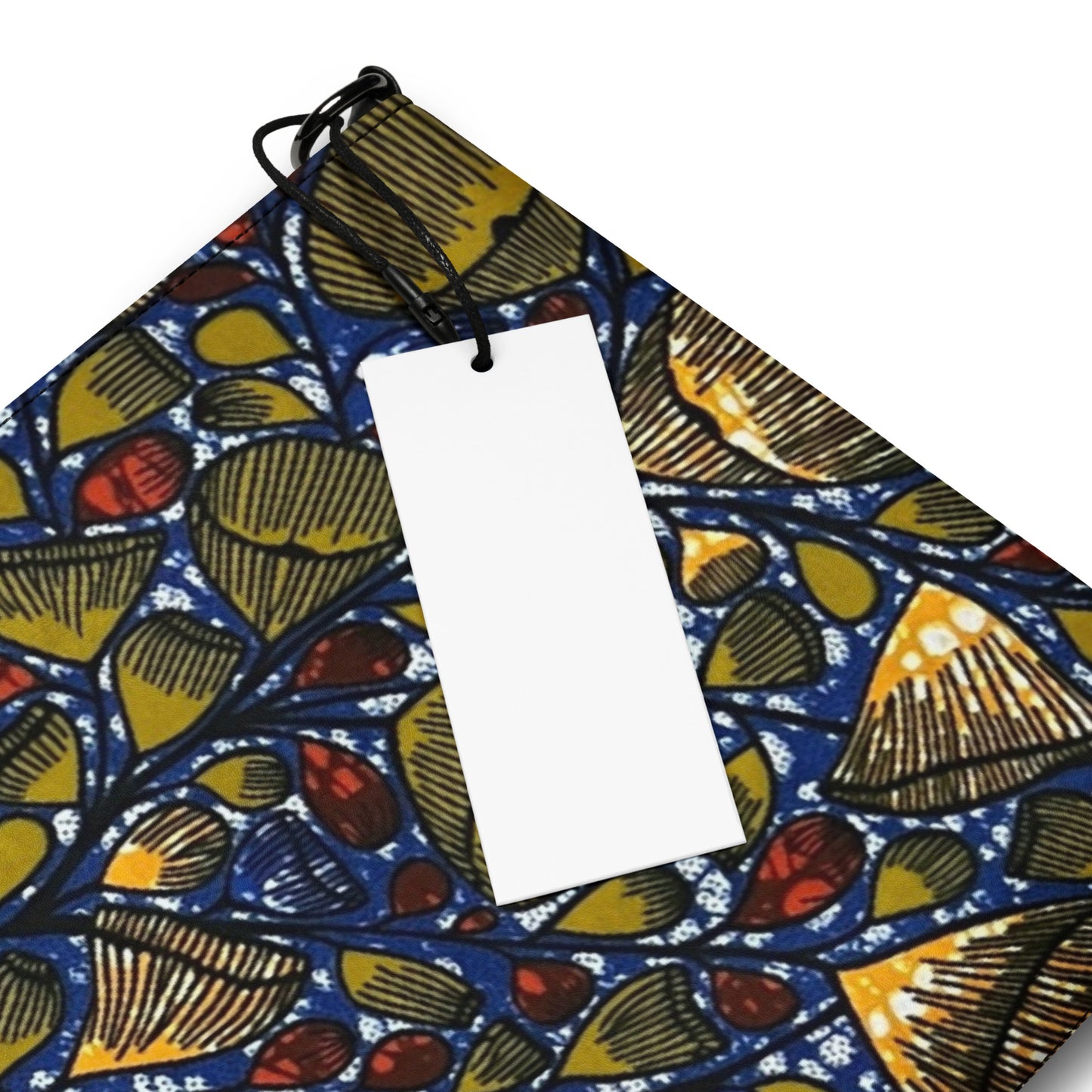 Leafy Abstract Ankara Crossbody Bag