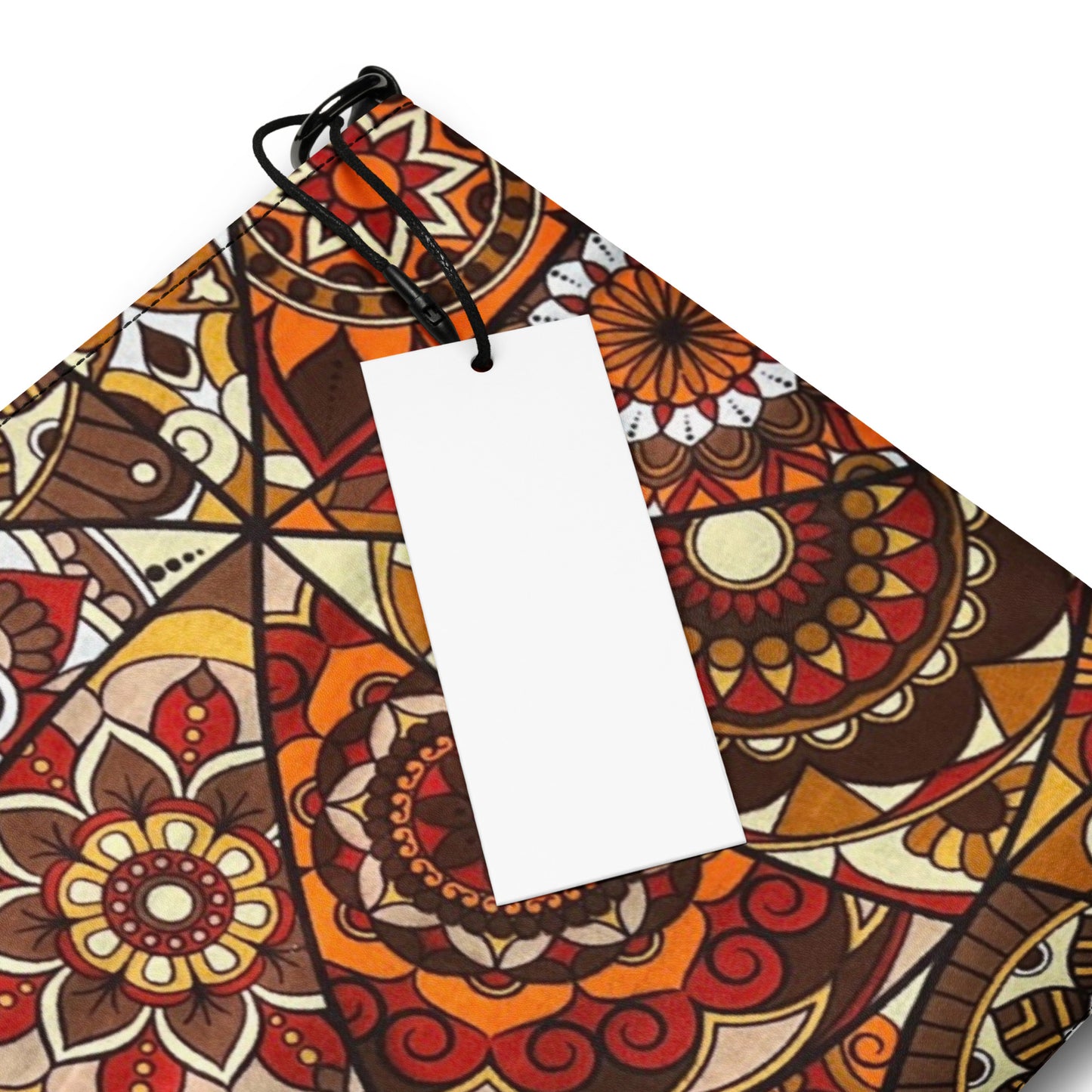 Multicolour Brown Ankara Crossbody Bag