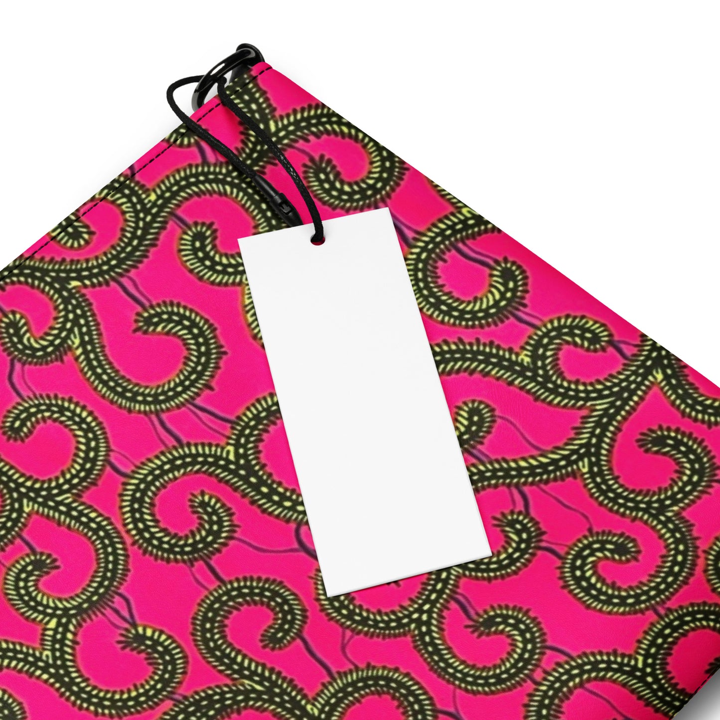 Pink Ankara Crossbody Bag