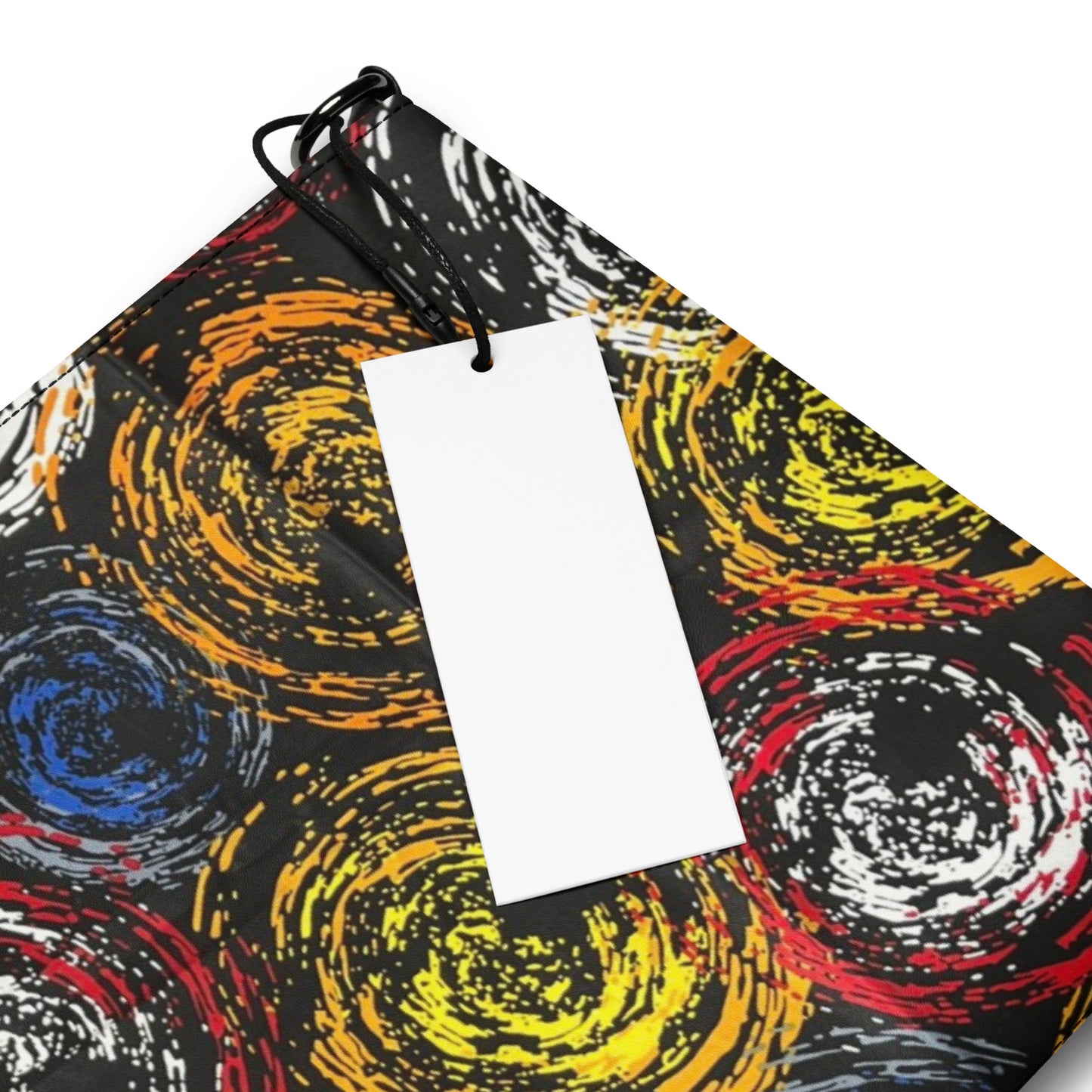 Vibrant Colourful Swirls Ankara Crossbody Bag