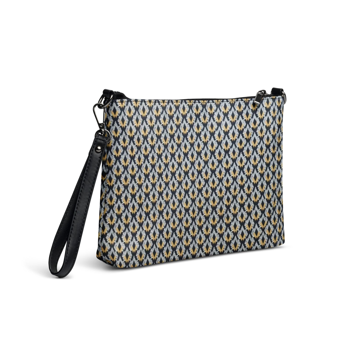 Abstract Shapes Ankara Crossbody Bag