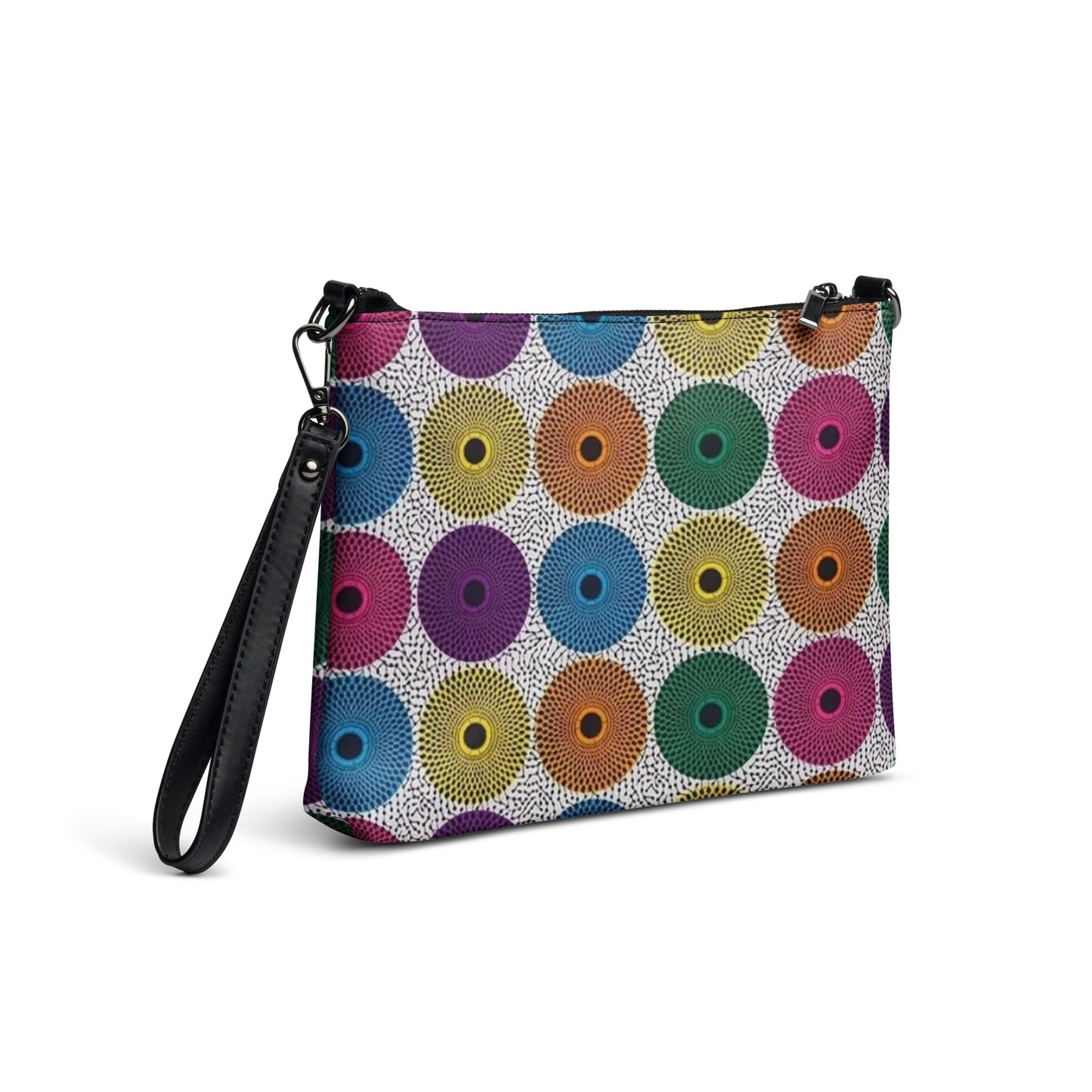 Multicolour Mandela Ankara Crossbody Bag