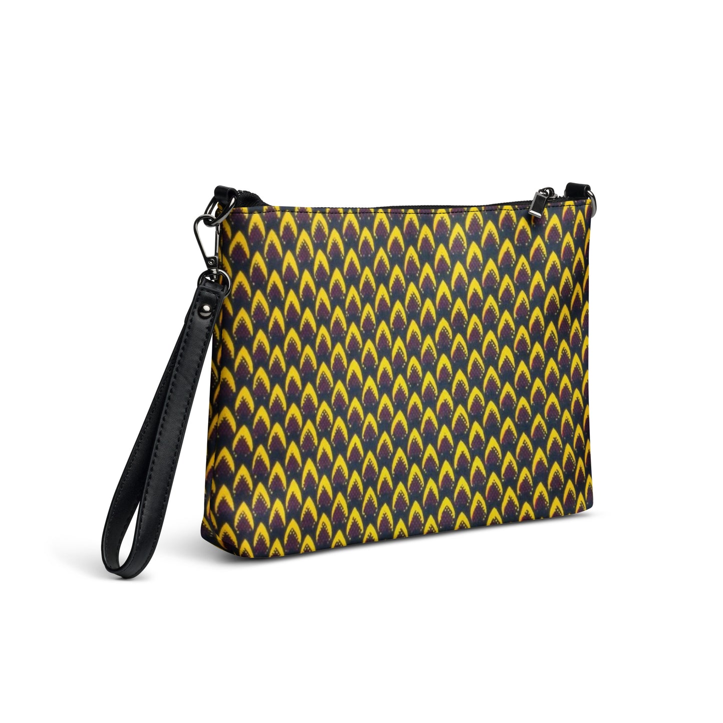 Yellow Flame Ankara Crossbody Bag