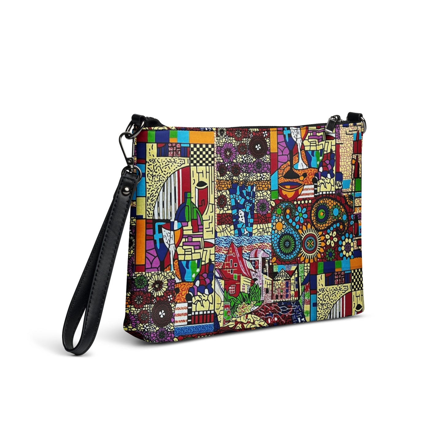 Colourful Art Ankara Crossbody Bag