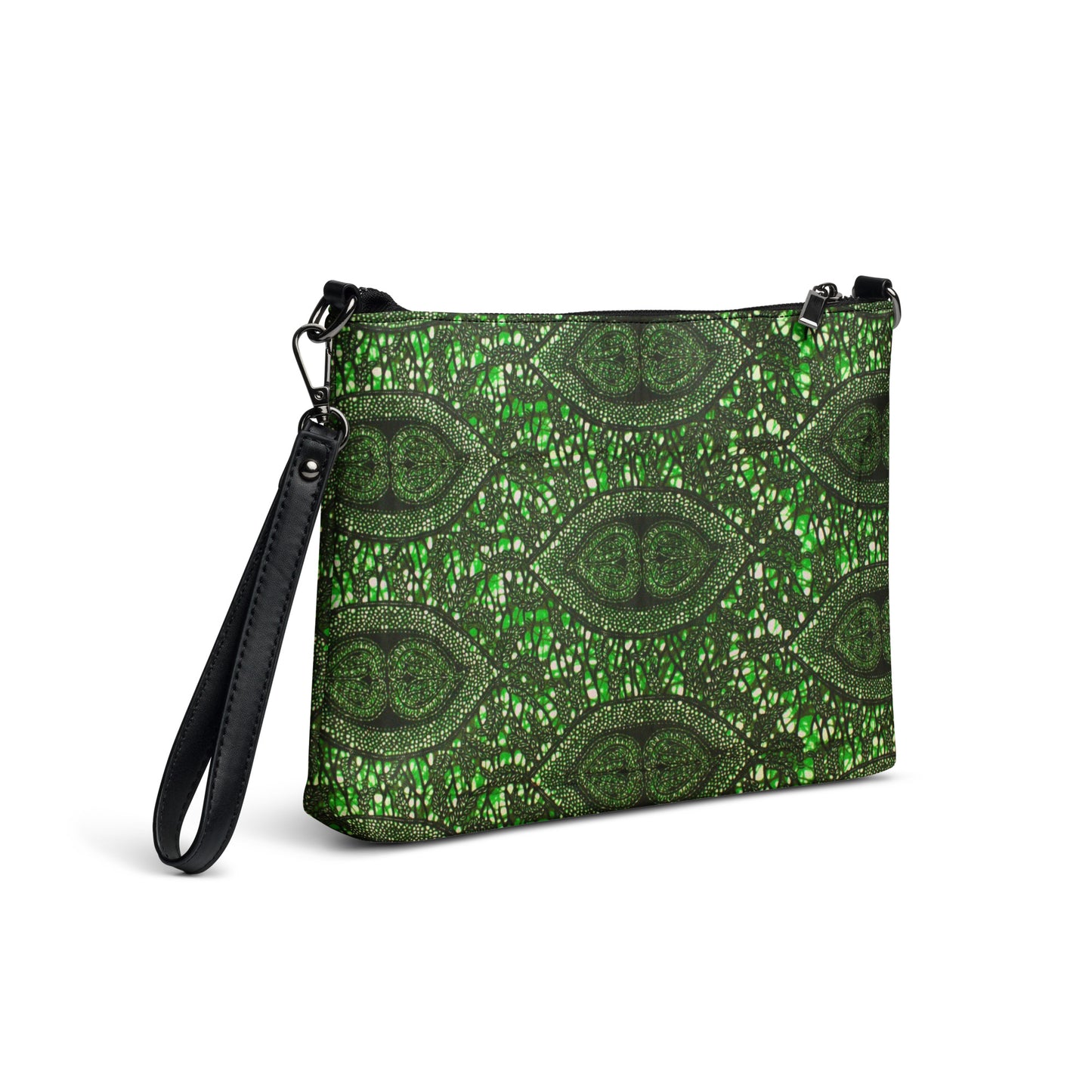 Green Peas Ankara Crossbody Bag