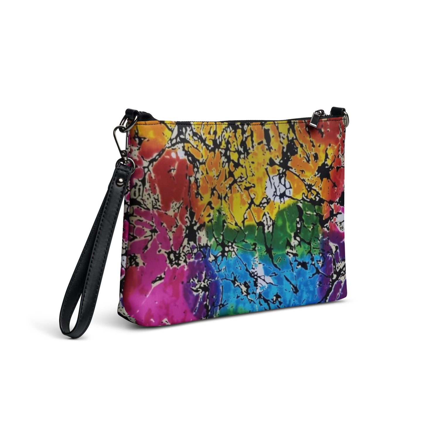 Multicolour Adire Inspired Ankara Crossbody Bag