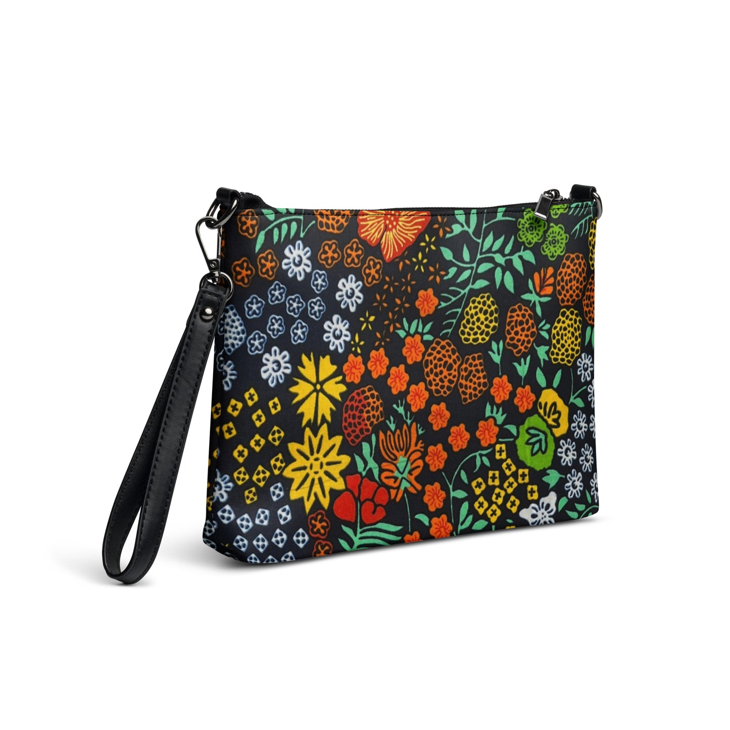 Multicolour Floral Ankara Crossbody Bag