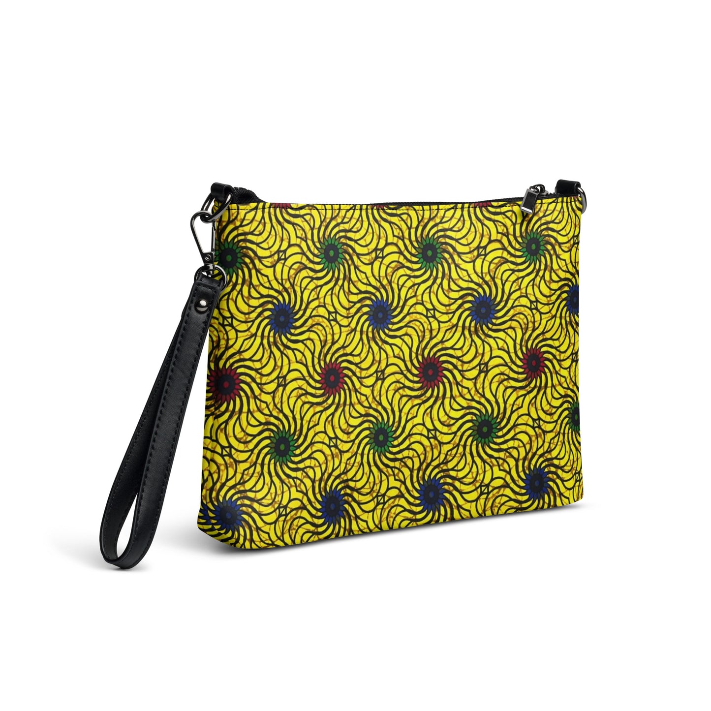 Multicolour Yellow Ankara Crossbody Bag