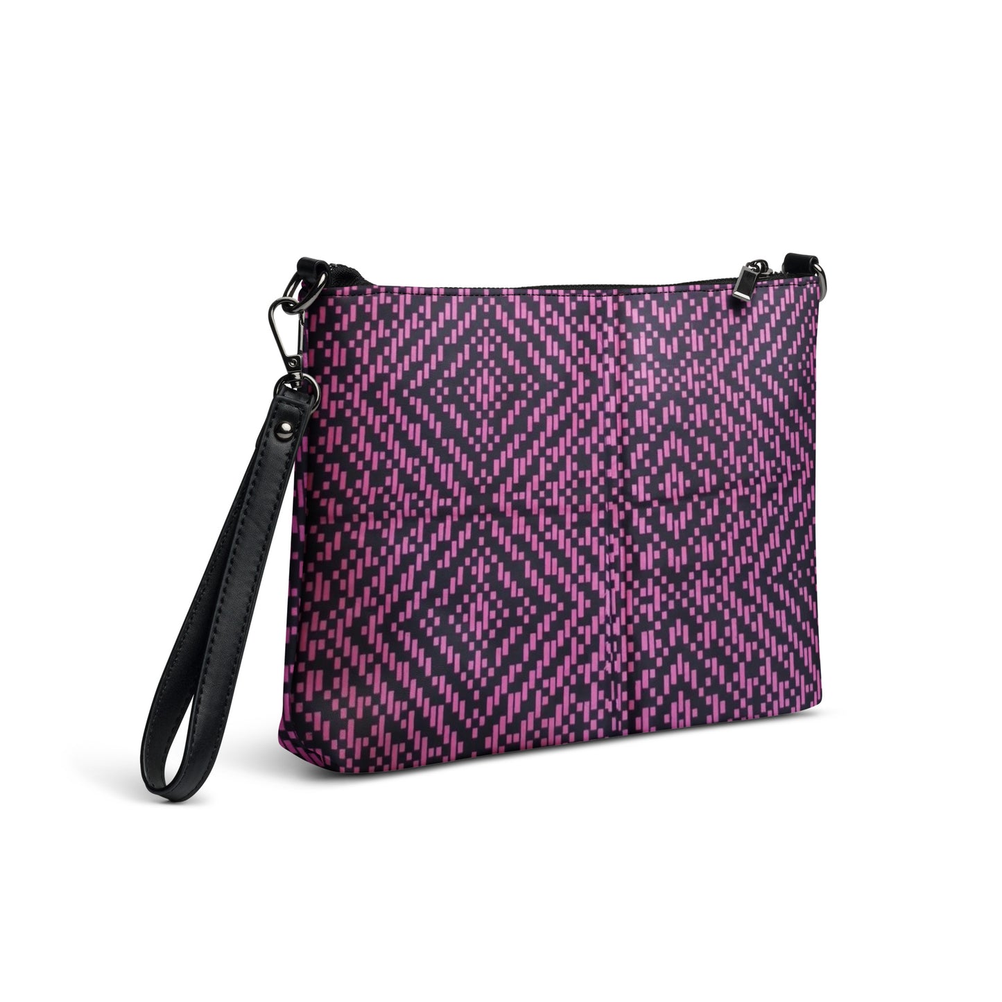 Pink Aztec Ankara Crossbody Bag