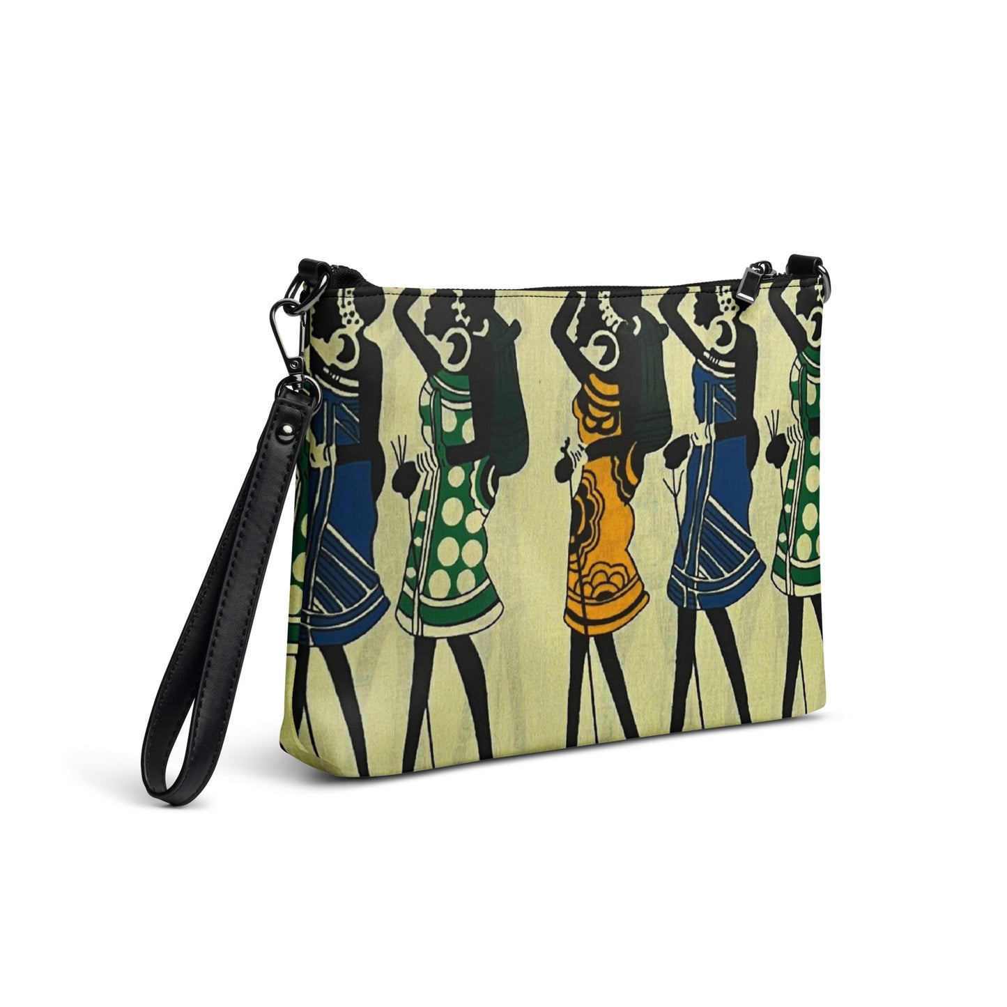 Women Art Ankara Crossbody Bag