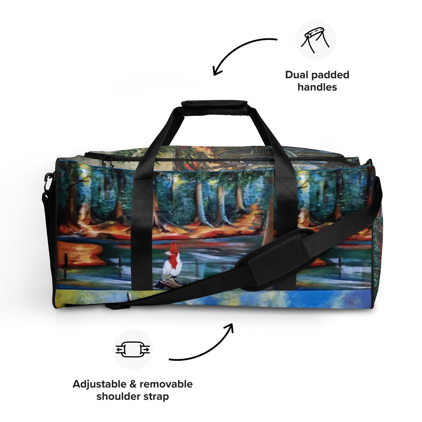 Art Print Duffle Bag