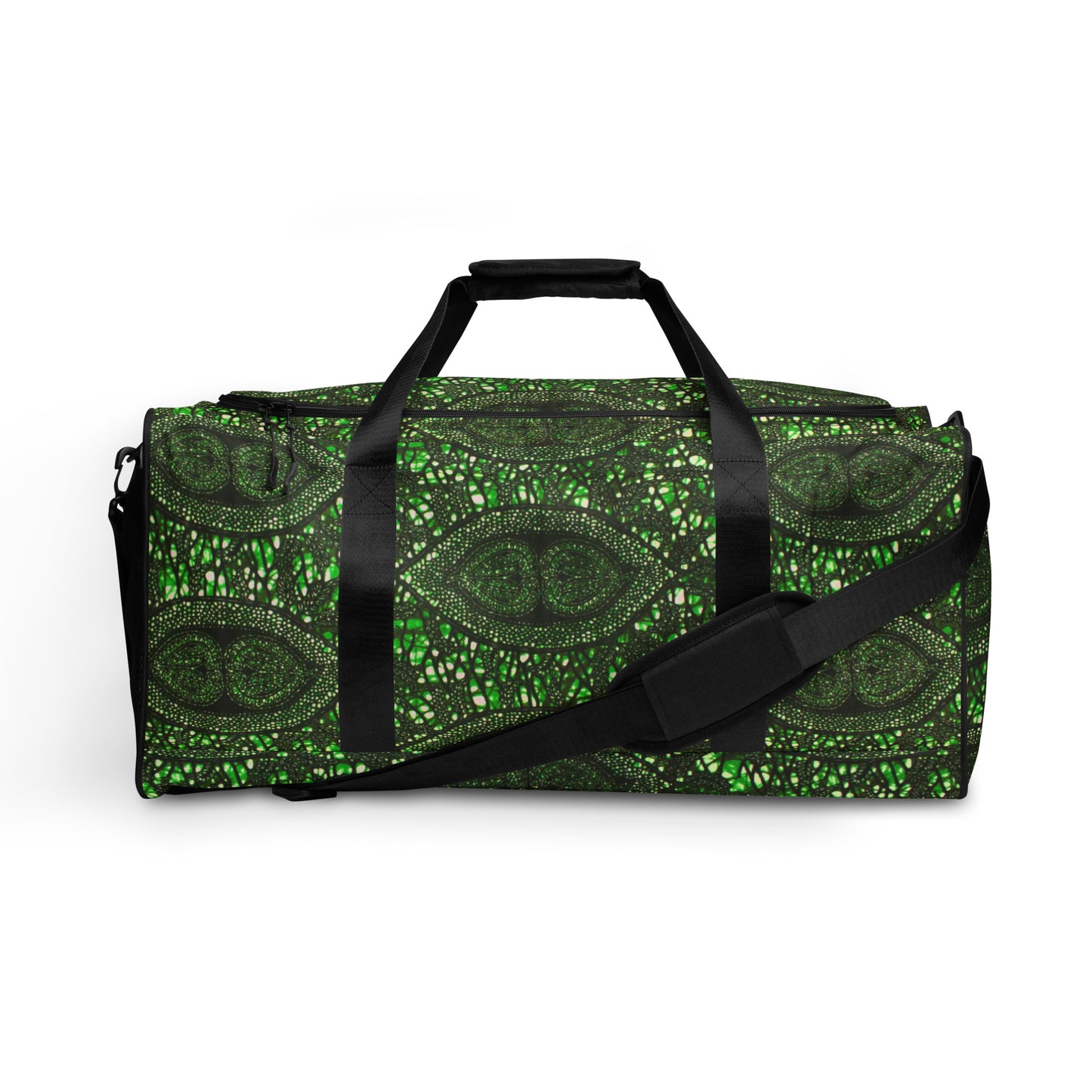 Green Peas Ankara Duffle Bag